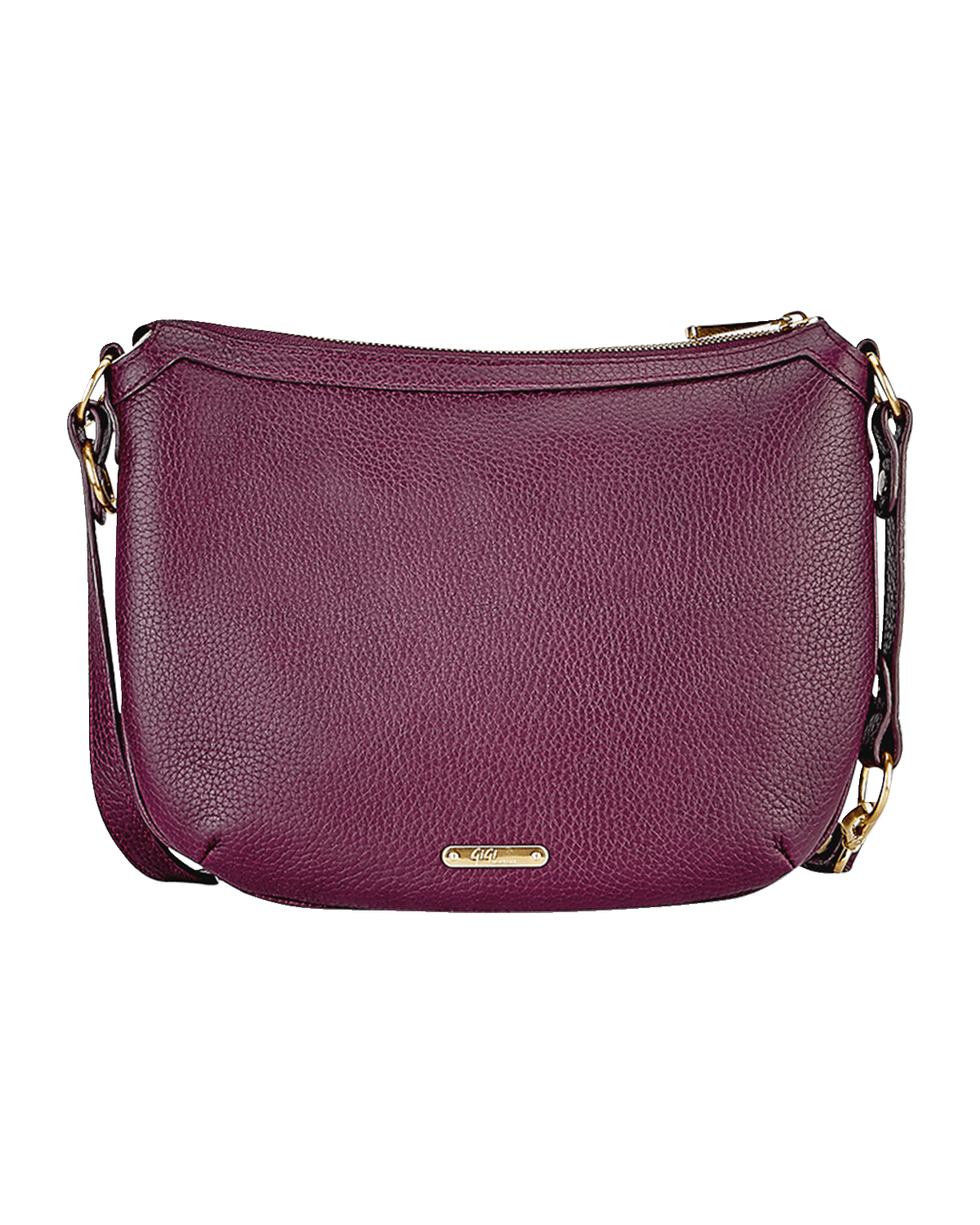 Gigi New York Stevie Zip Pebble Leather Shoulder Bag