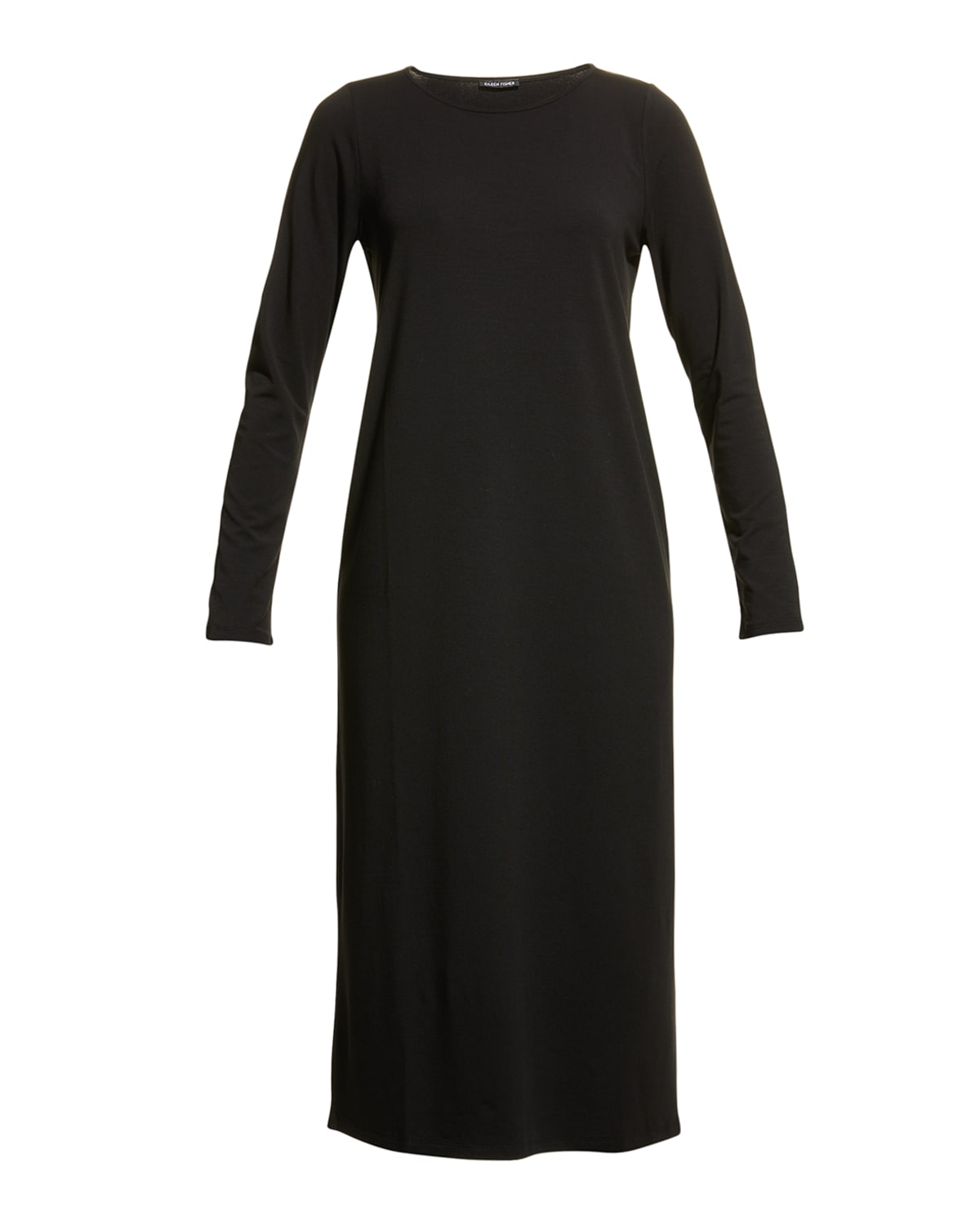 Eileen Fisher Scoop-Neck Jersey Midi Dress