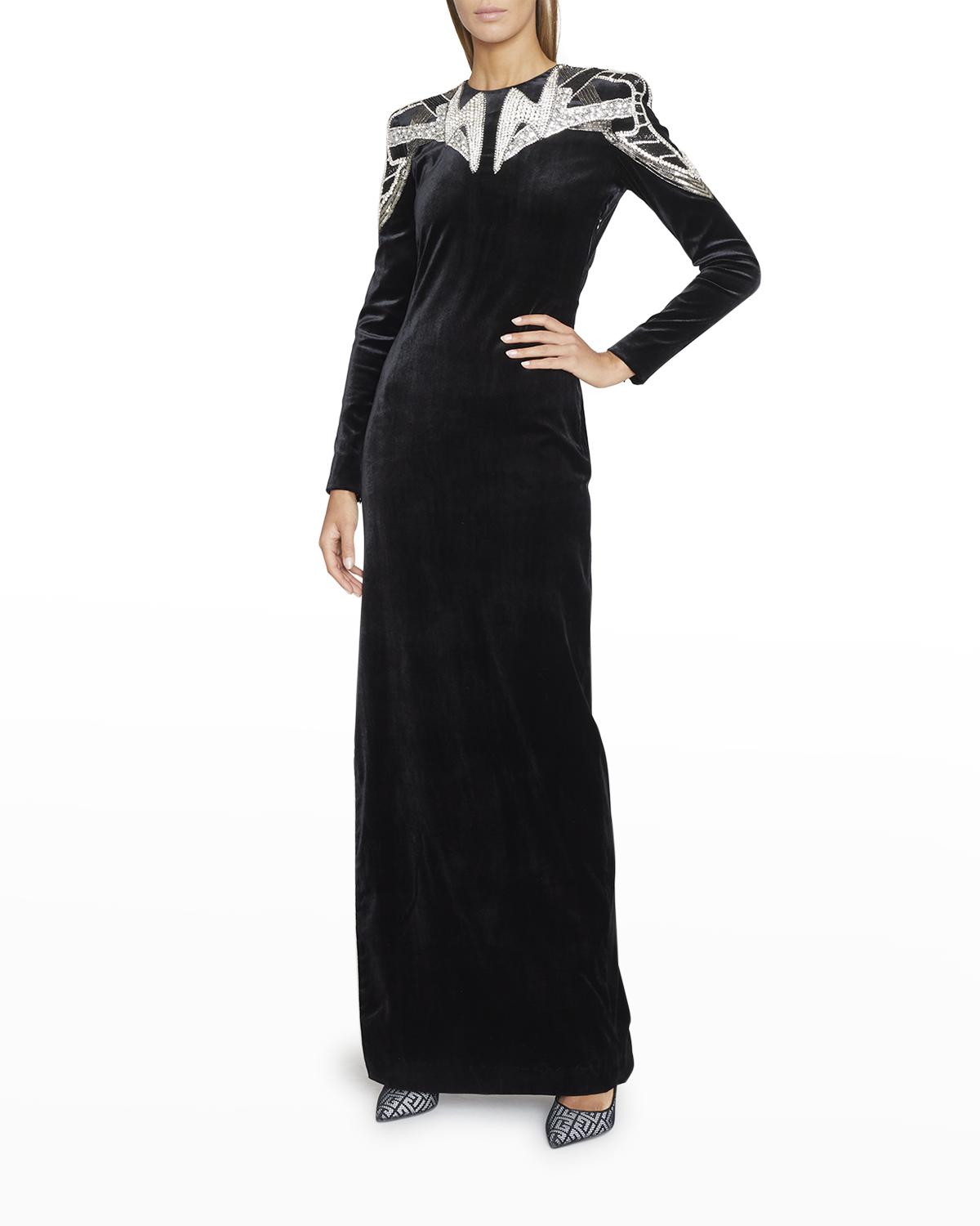USA Designer silk gown