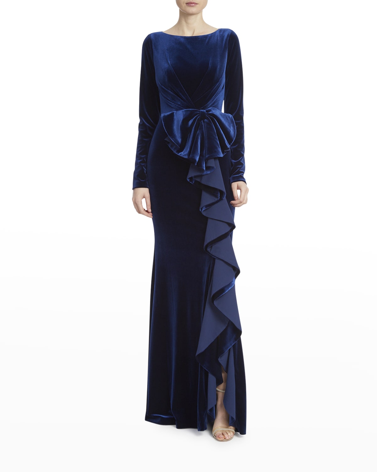 Rectangle Velvet Gown