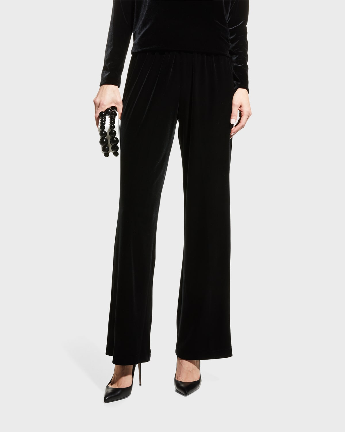 Womens Velvet Pants Neiman Marcus