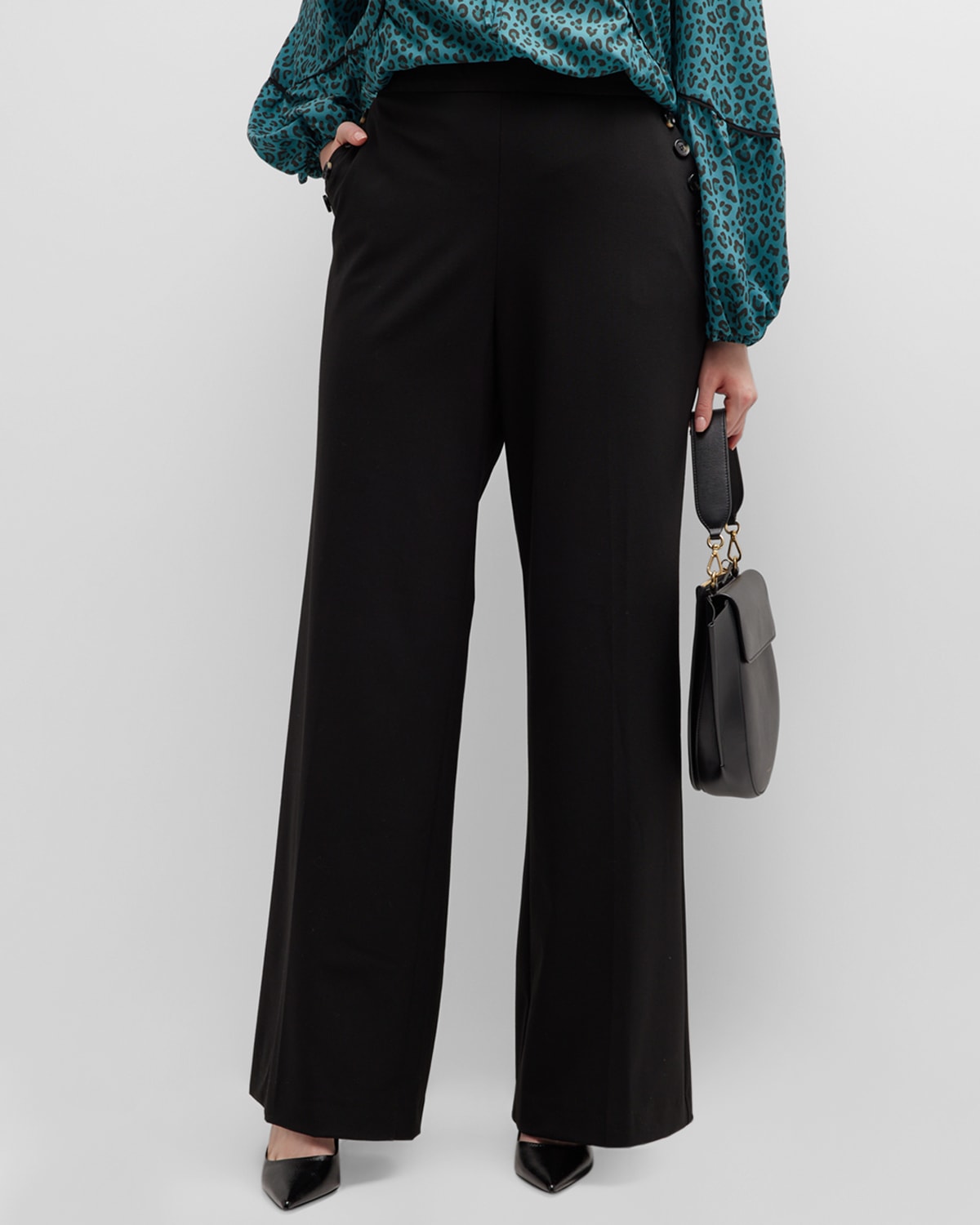 Womens Crepe Pants Neiman Marcus