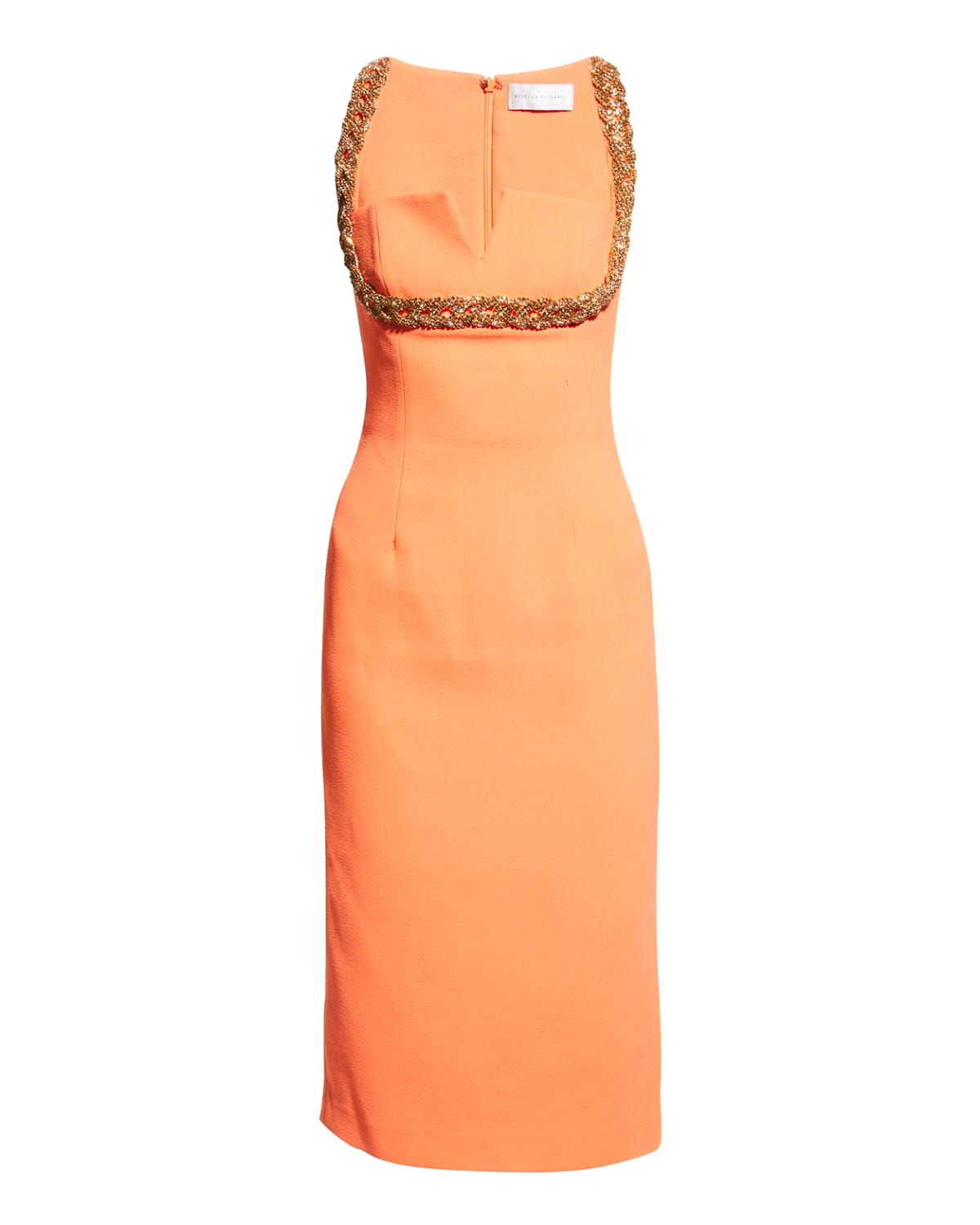 Square Neckline Sheath Dress Neiman Marcus