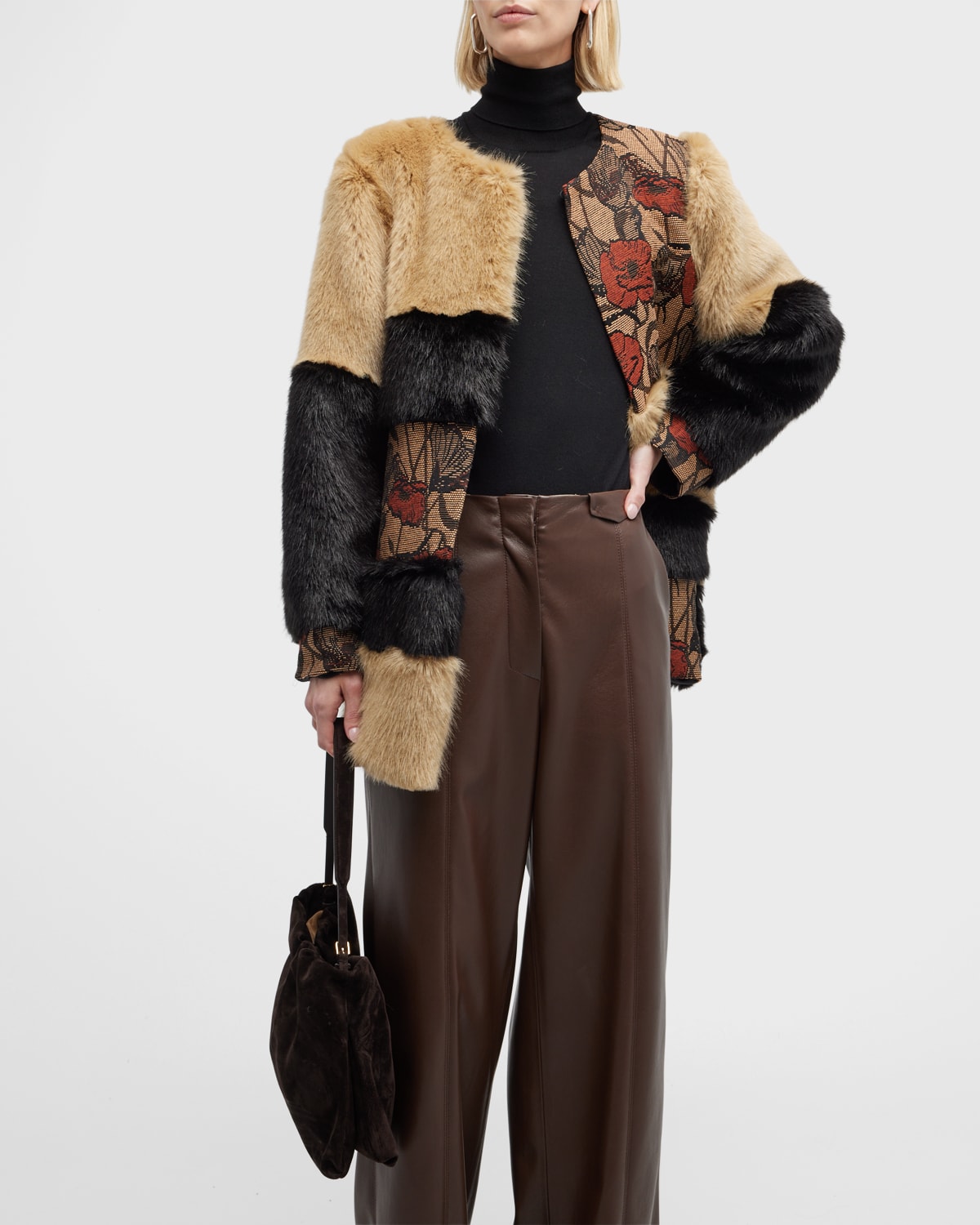 Womens Jacquard Coat | Neiman Marcus