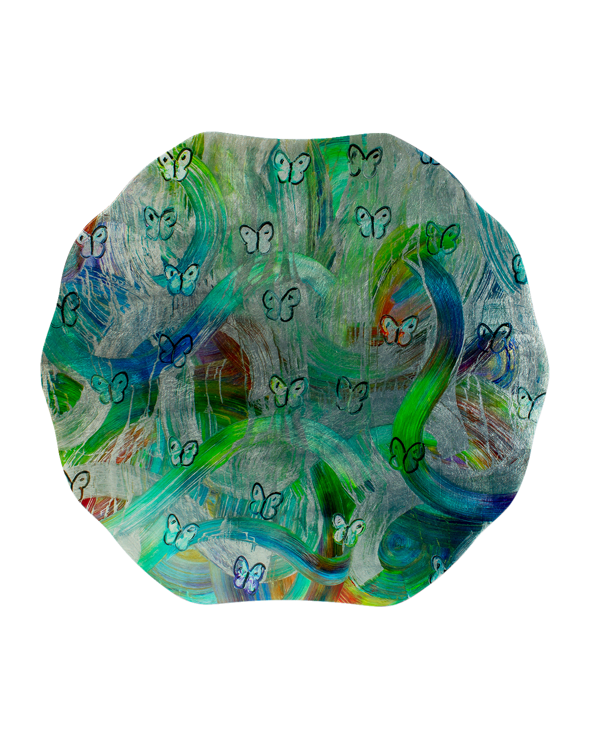 Hunt Slonem Belle Terre Butterflies Placemat - 15"