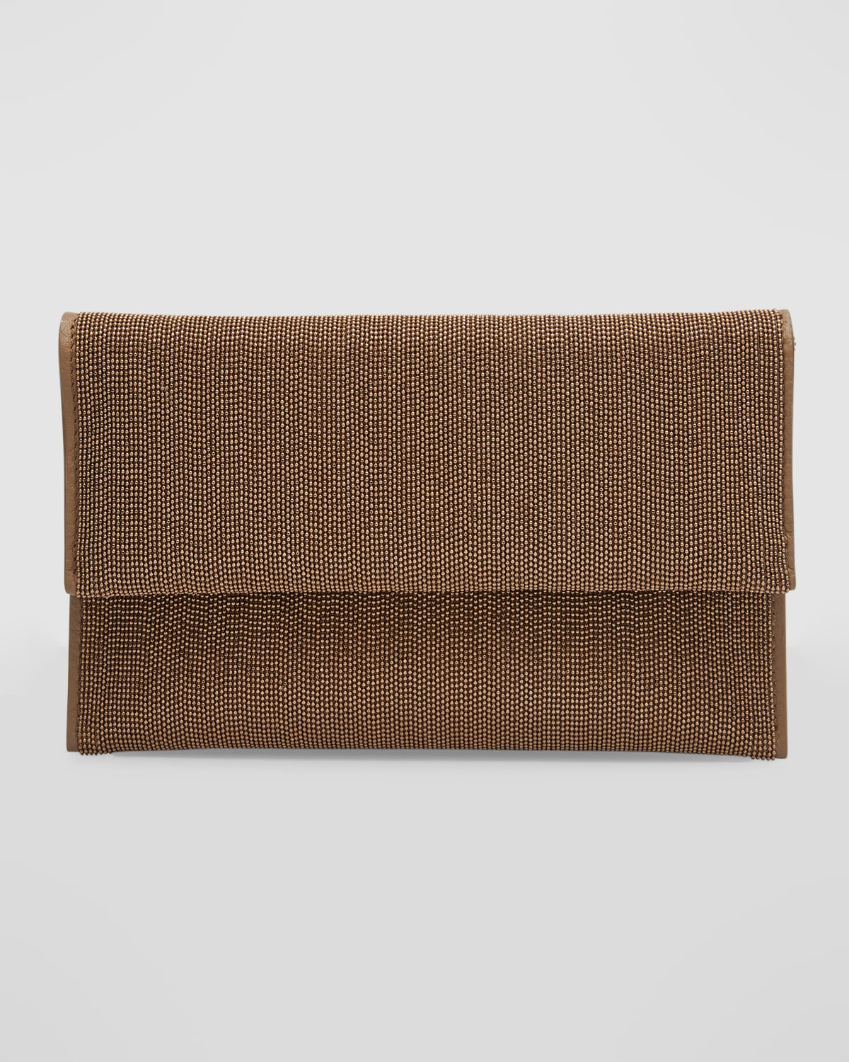 Chain Strap Leather Clutch Neiman Marcus