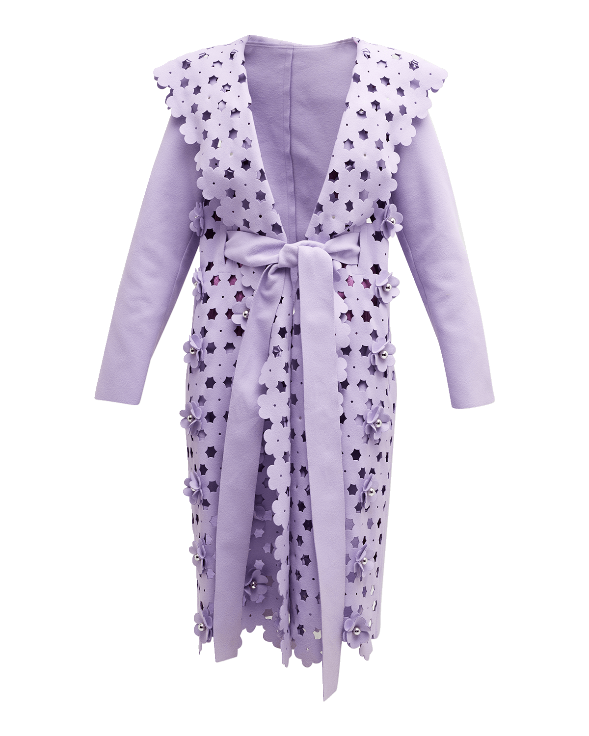 Paskal Laser-Cut Floral Coat