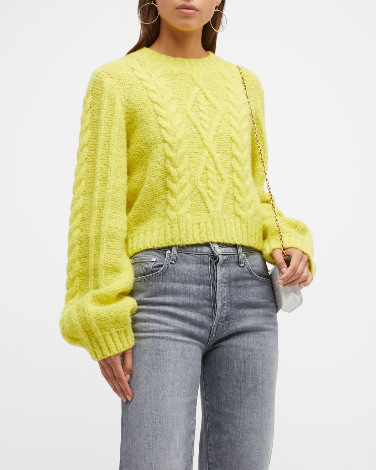 Womens Cropped Sweater | Neiman Marcus