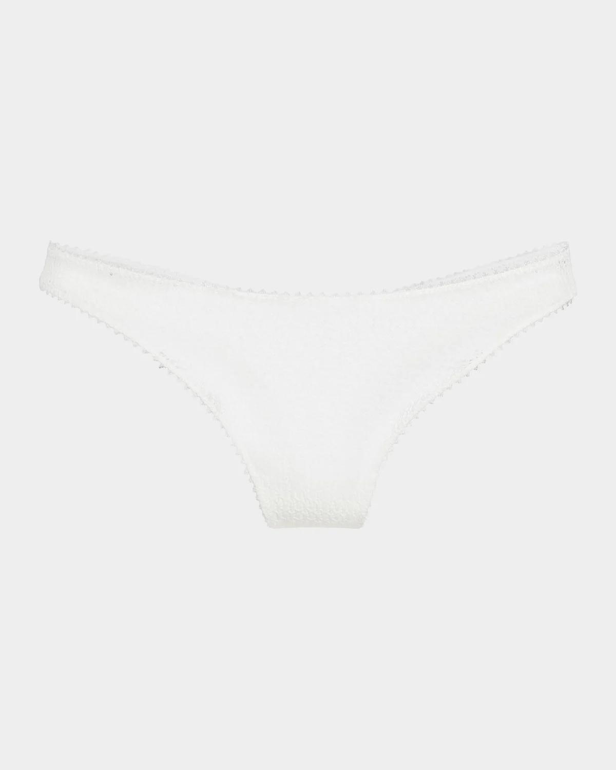 Kiki De Montparnasse High-Cut Crochet Thong