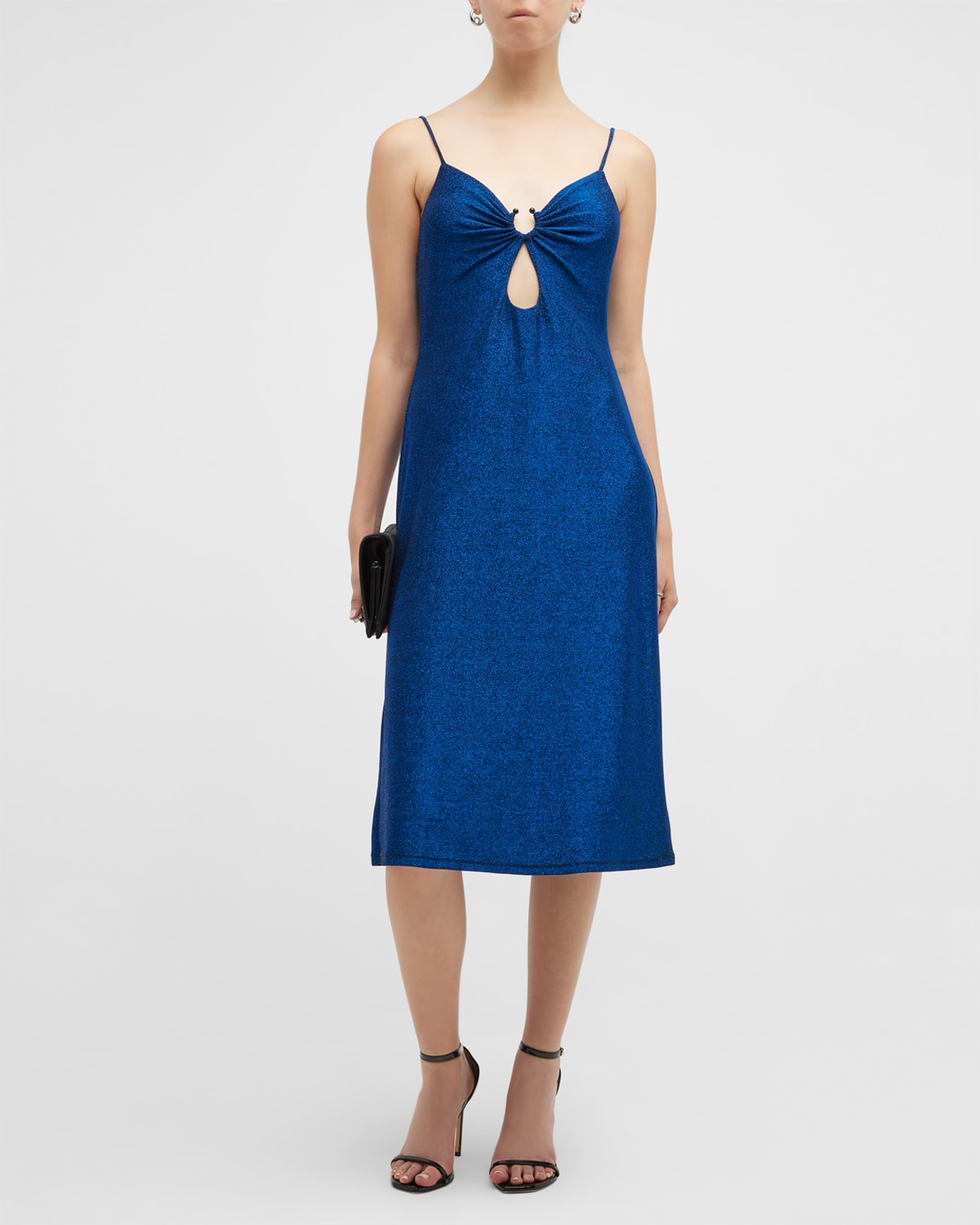 Blue Cocktail Dress Neiman Marcus
