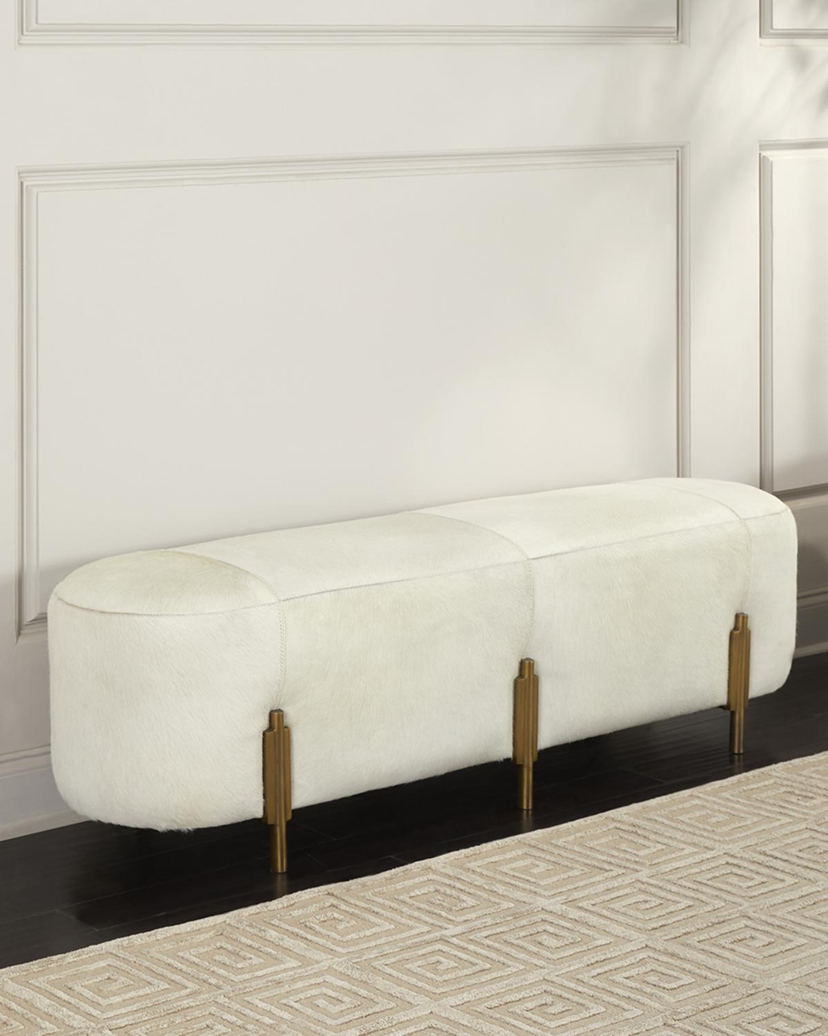 Justin Hairhide Bench 62"