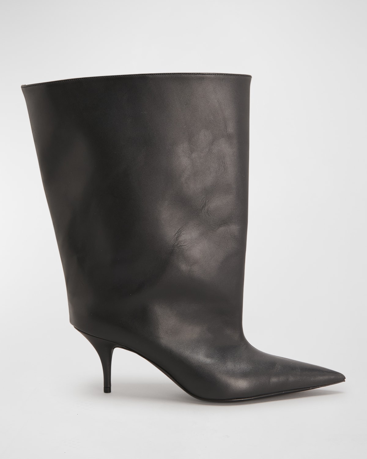 leather ankle boots stiletto