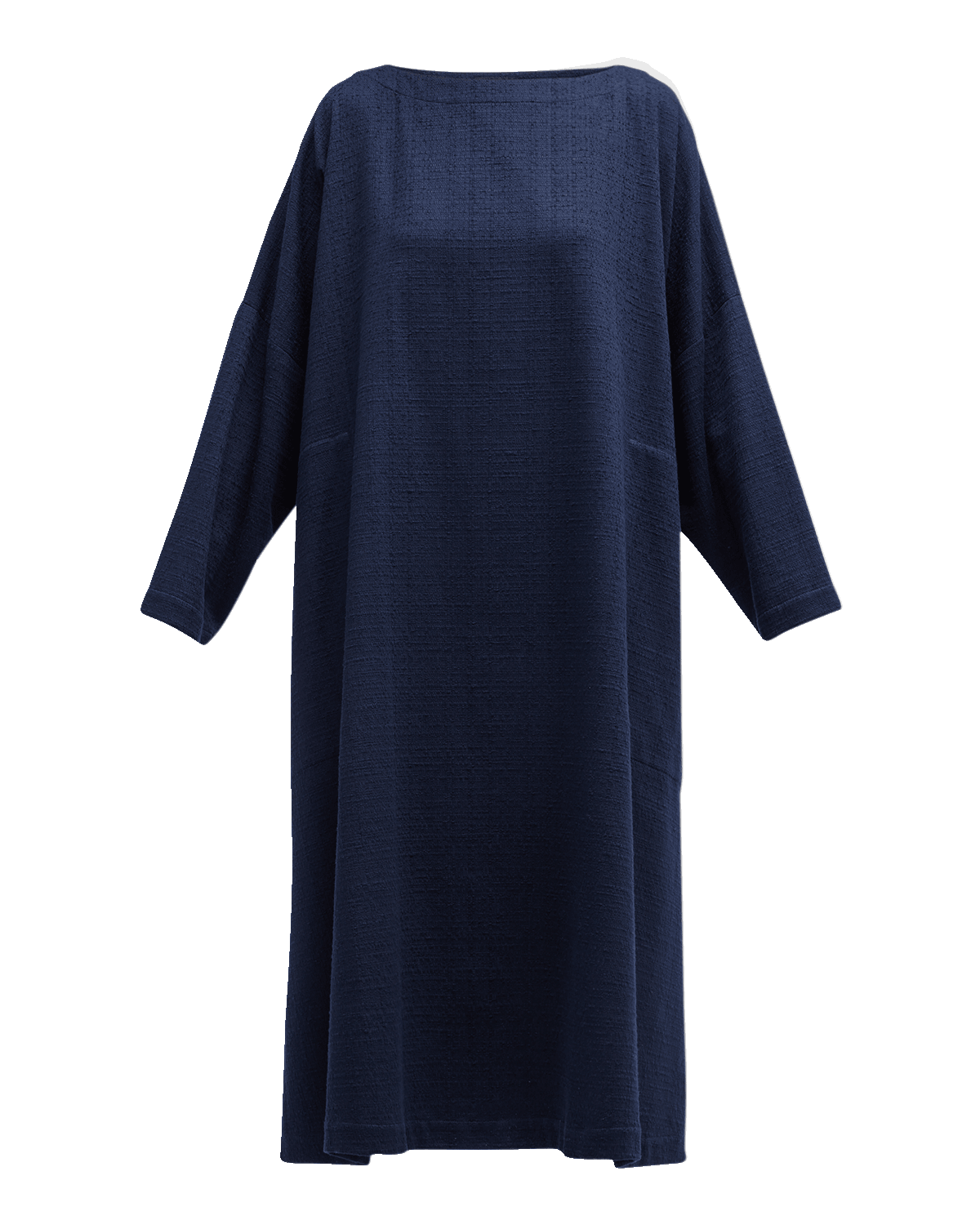 Eskandar Imperial Scoop-Neck Midi Dress