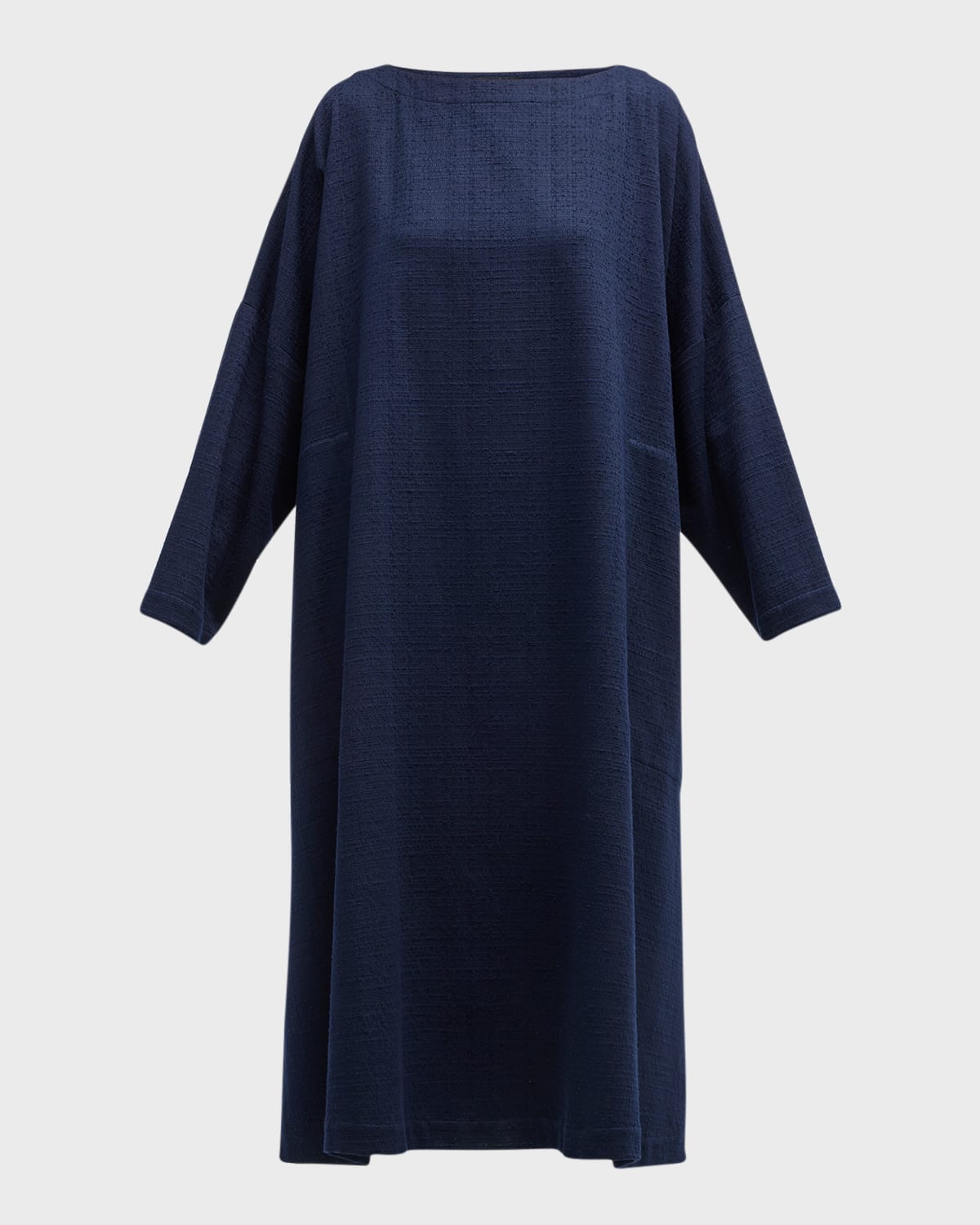 Eskandar Imperial Scoop-Neck Midi Dress