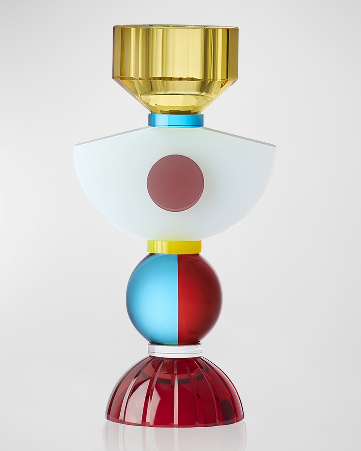 Reflections Copenhagen India Crystal Candlestick Holder