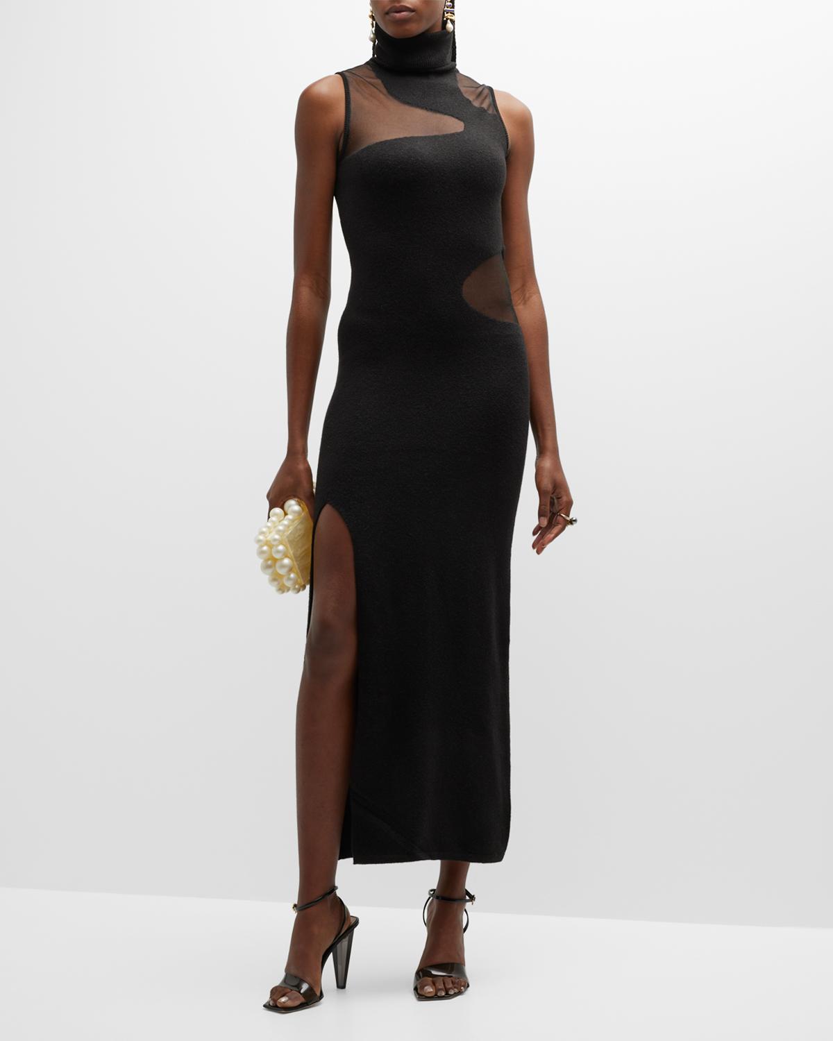 ruffle denim dress Kenzia Asymmetric Midi – SeenSense Black Bandeau Seam Detail Size:US 26Plus  / UK 30 / EU 56 mini black dresses for women