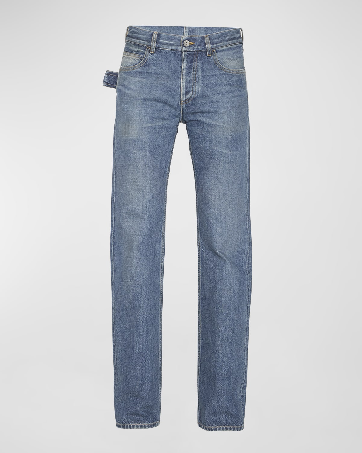 Bottega Veneta Mid-Rise Boyfriend Denim Pants