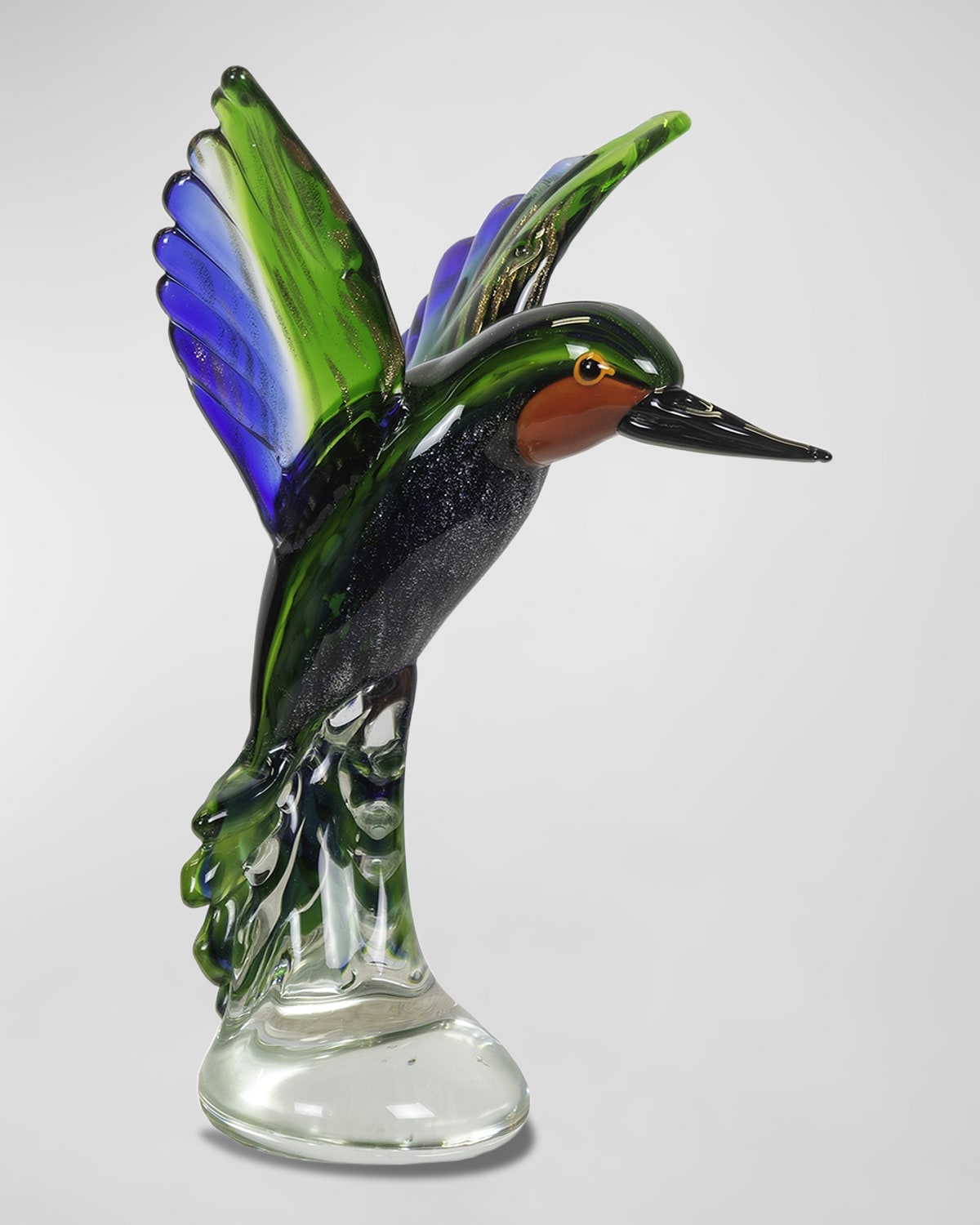 Dale Tiffany Hummingbird Art Glass Sculpture | Thumbnail 4