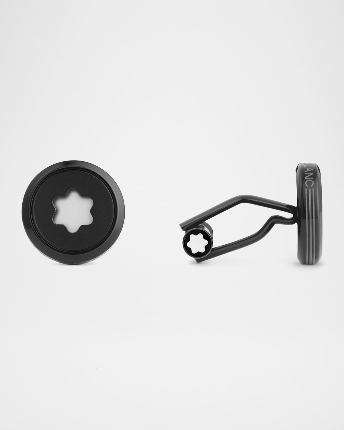 Montblanc Men 's Starwalker Cosmos Logo Emblem Cufflinks