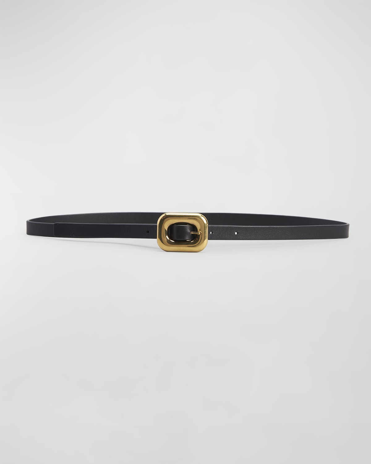 Bottega Veneta Calf Leather Skinny Belt