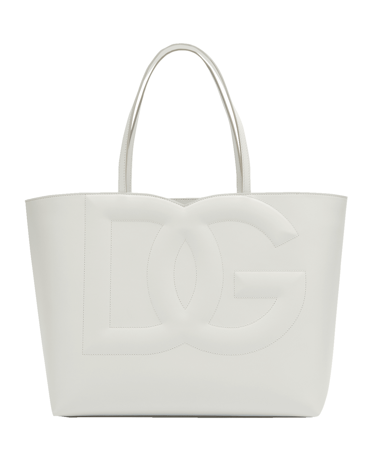 Dolce&Gabbana DG Logo Leather Tote Bag