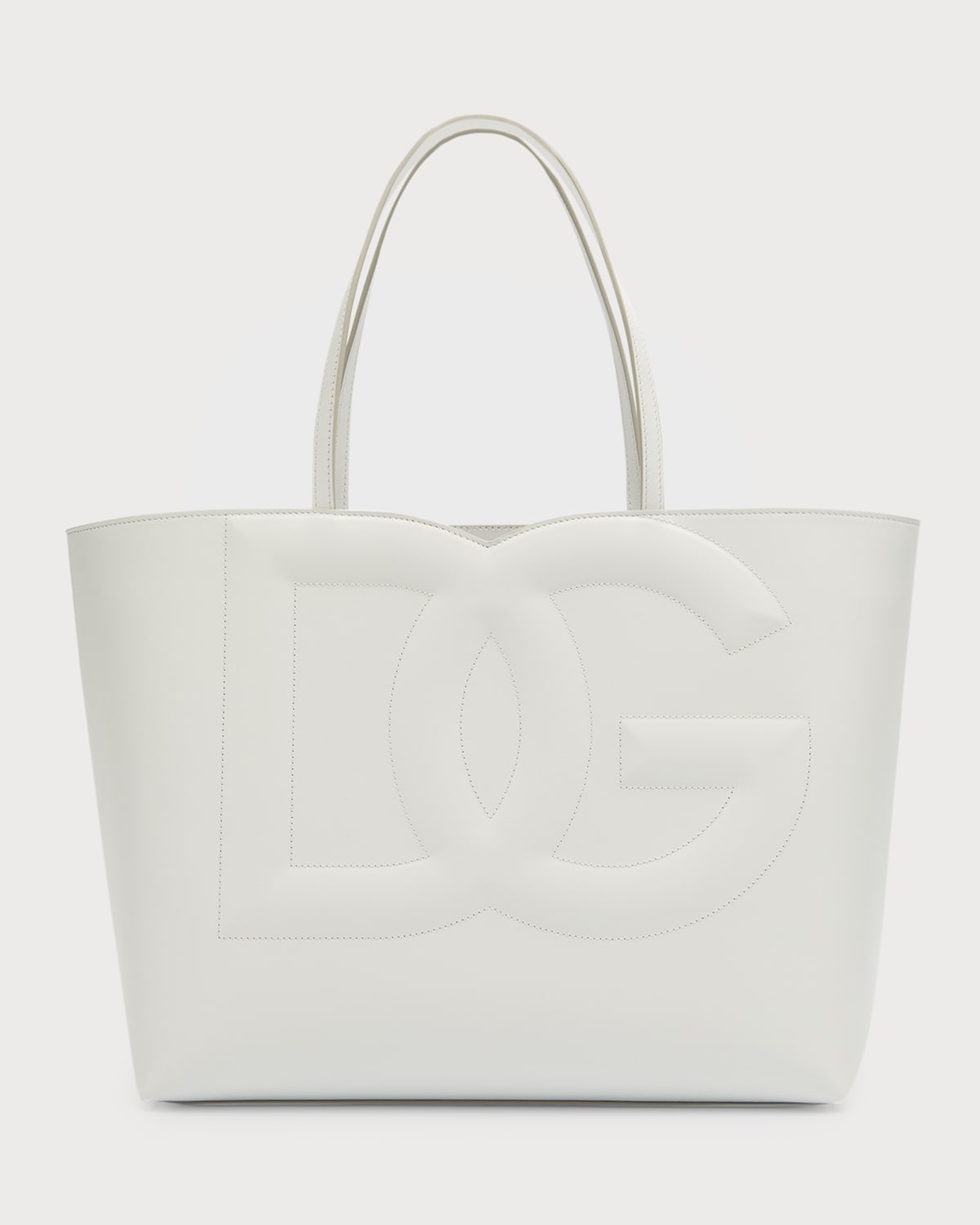 Dolce&Gabbana DG Logo Leather Tote Bag