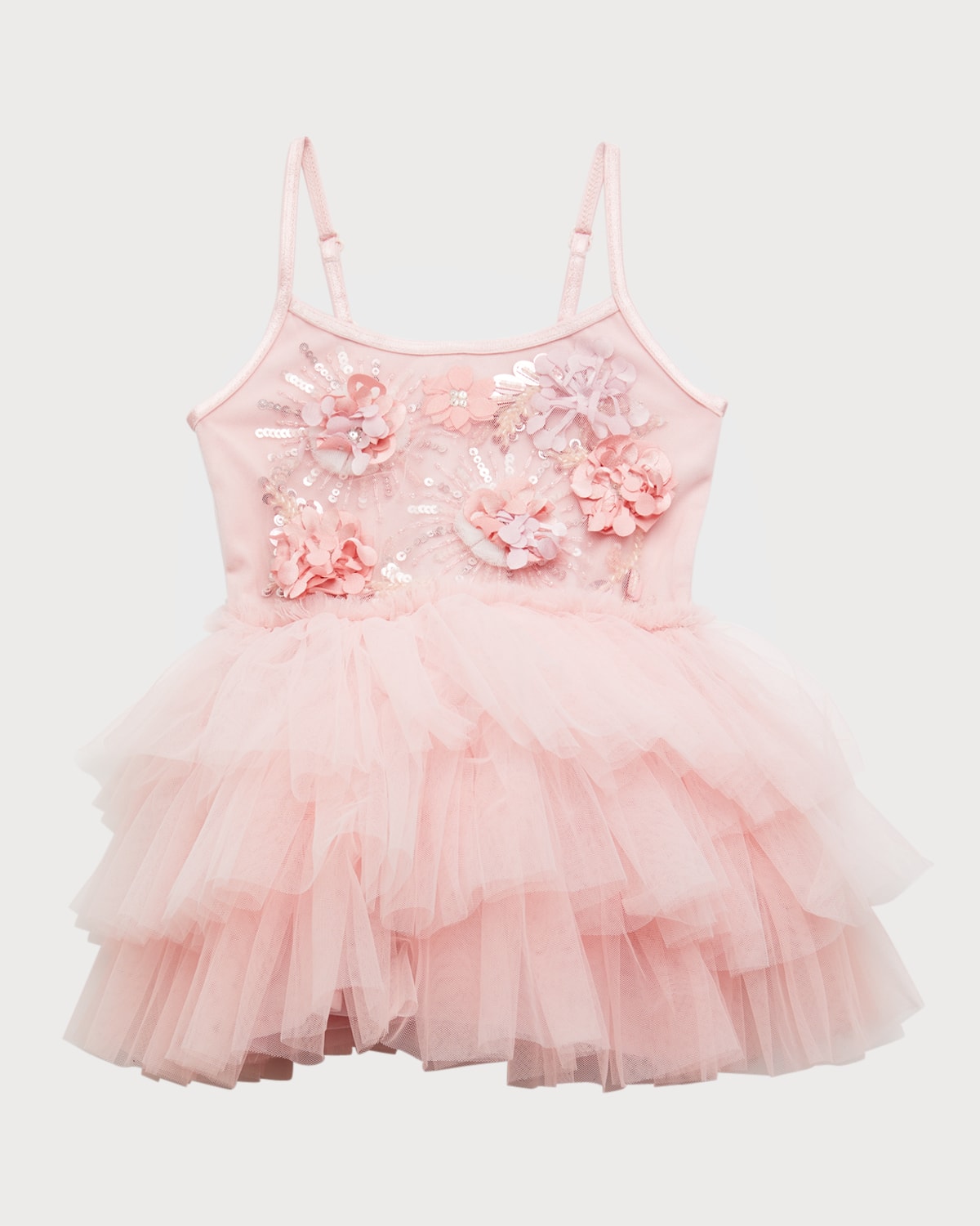 Pink Tiered Dress Neiman Marcus