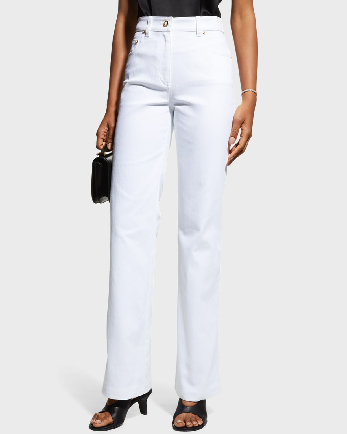 Bryton White Stretch Pants