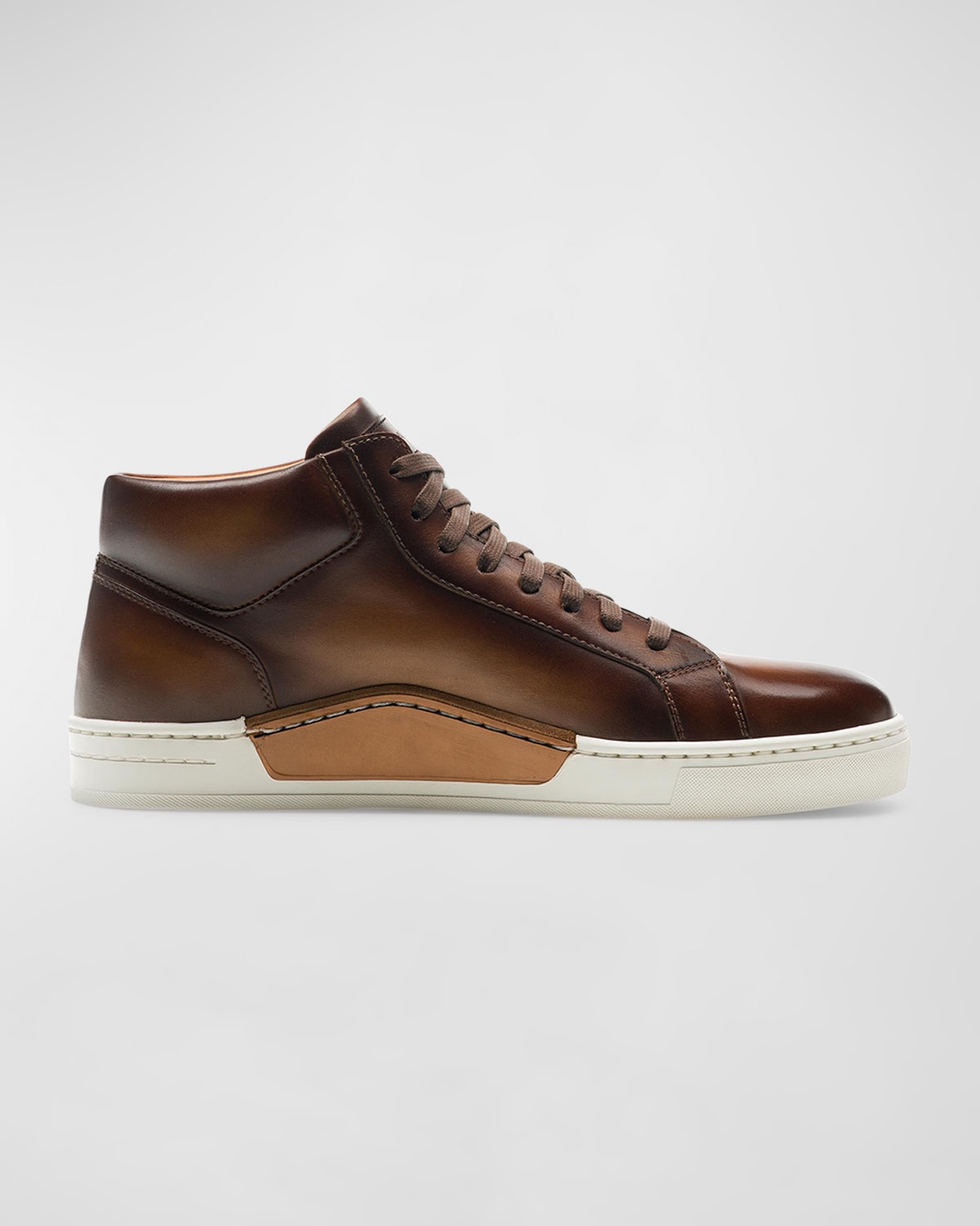 Brown Leather Sneaker | Neiman Marcus