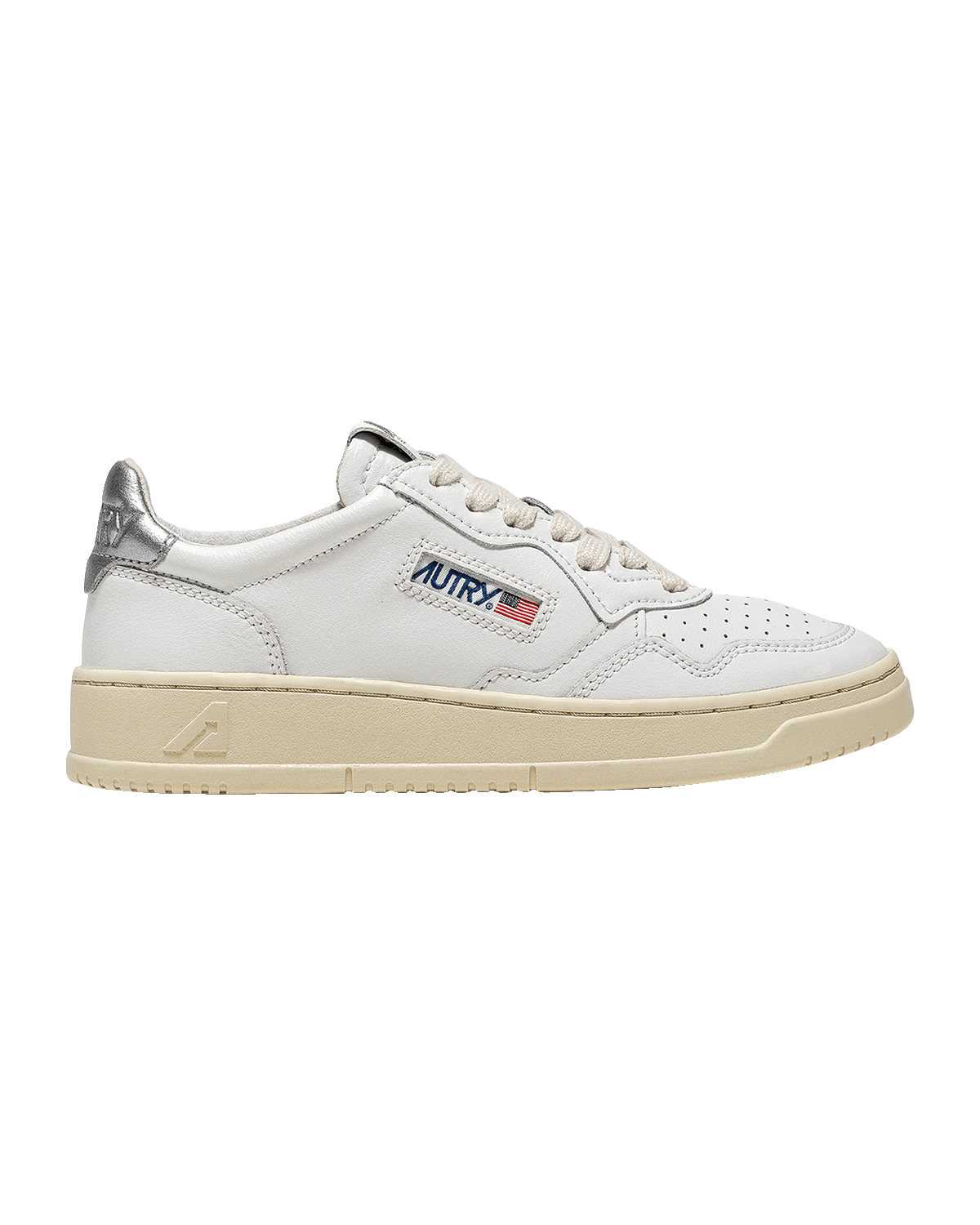 AUTRY Medalist Low-Top Bicolor Leather Sneakers