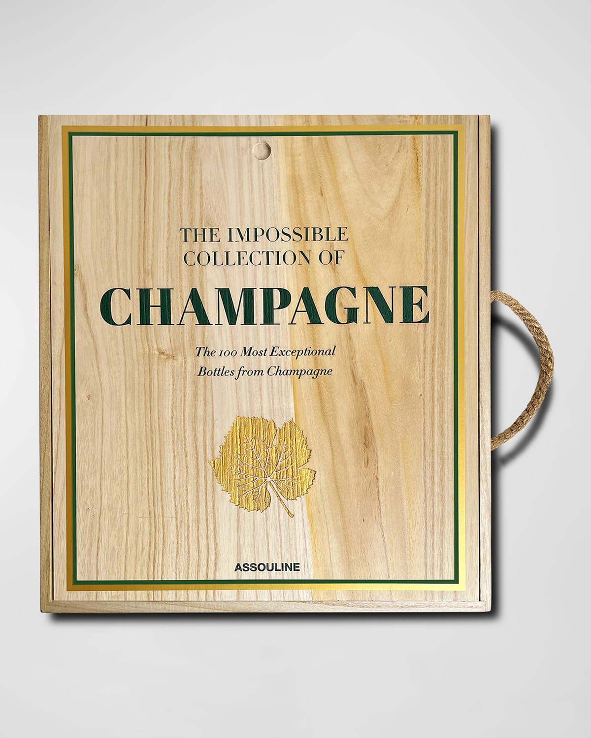 Assouline "The Impossible Collection of Champagne: The 100 Most Exceptional Bottles from Champagne" Book by Enrico Bernardo