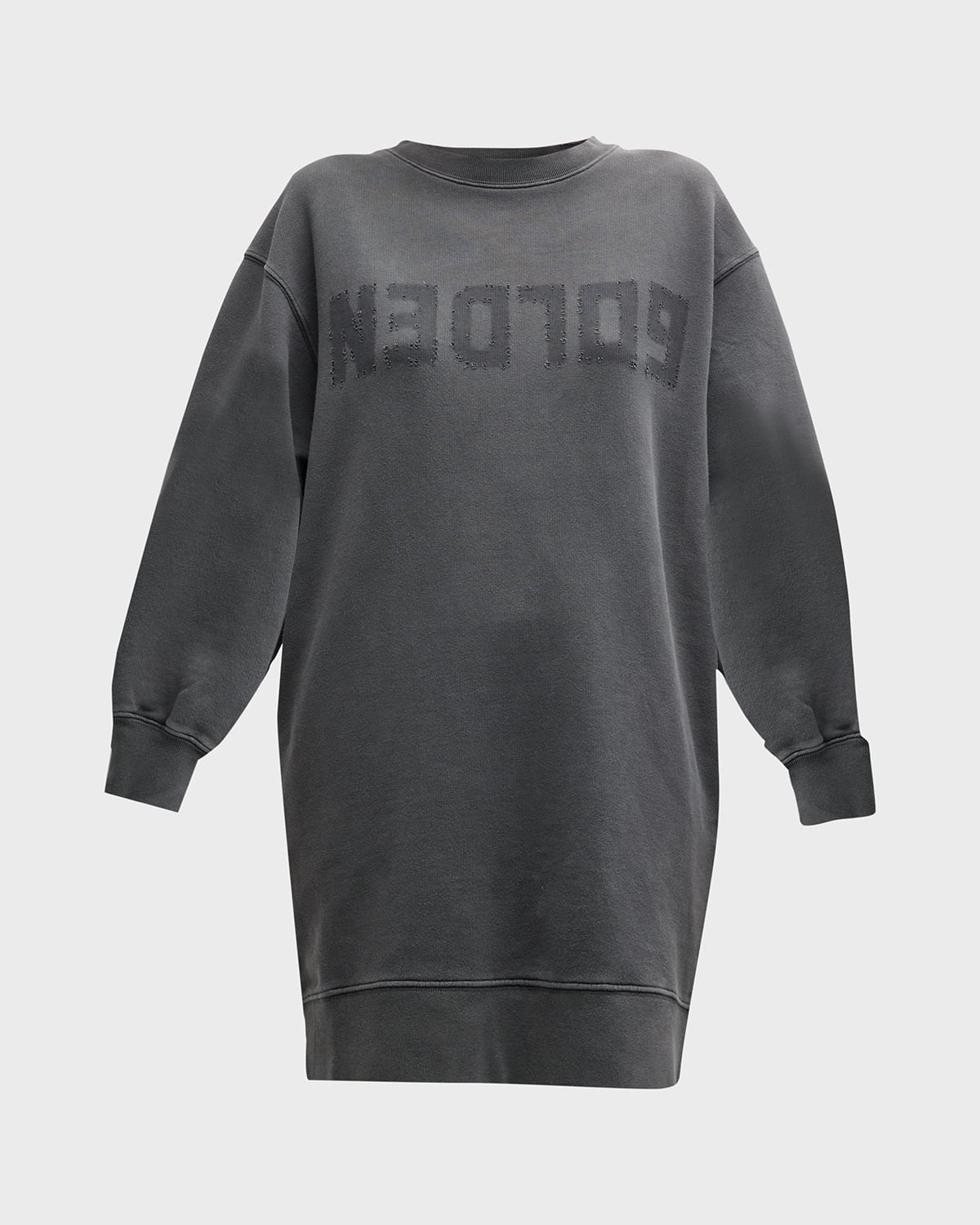 Golden Goose Golden Logo Mini Sweatshirt Dress