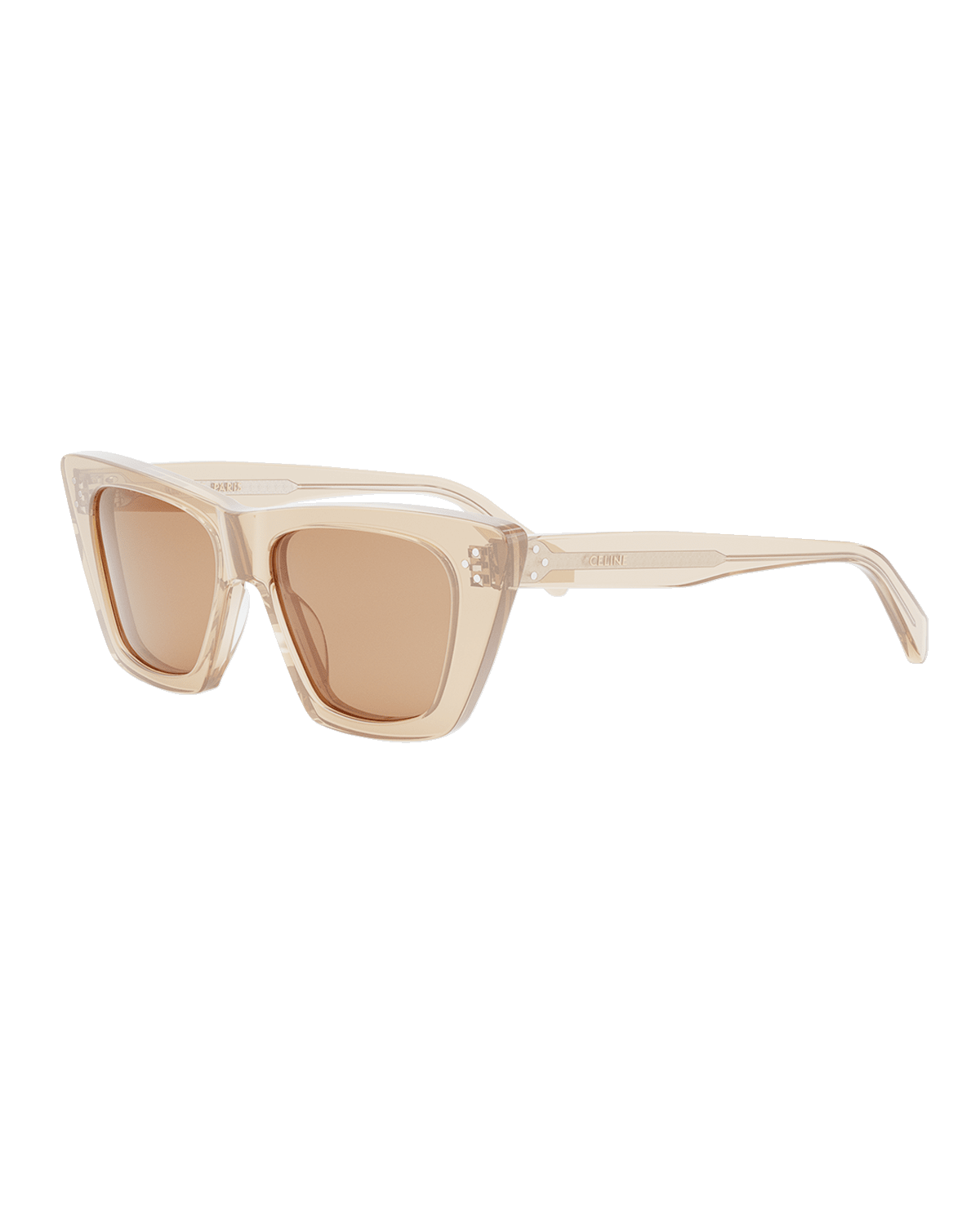 Celine Logo Acetate Cat-Eye Sunglasses
