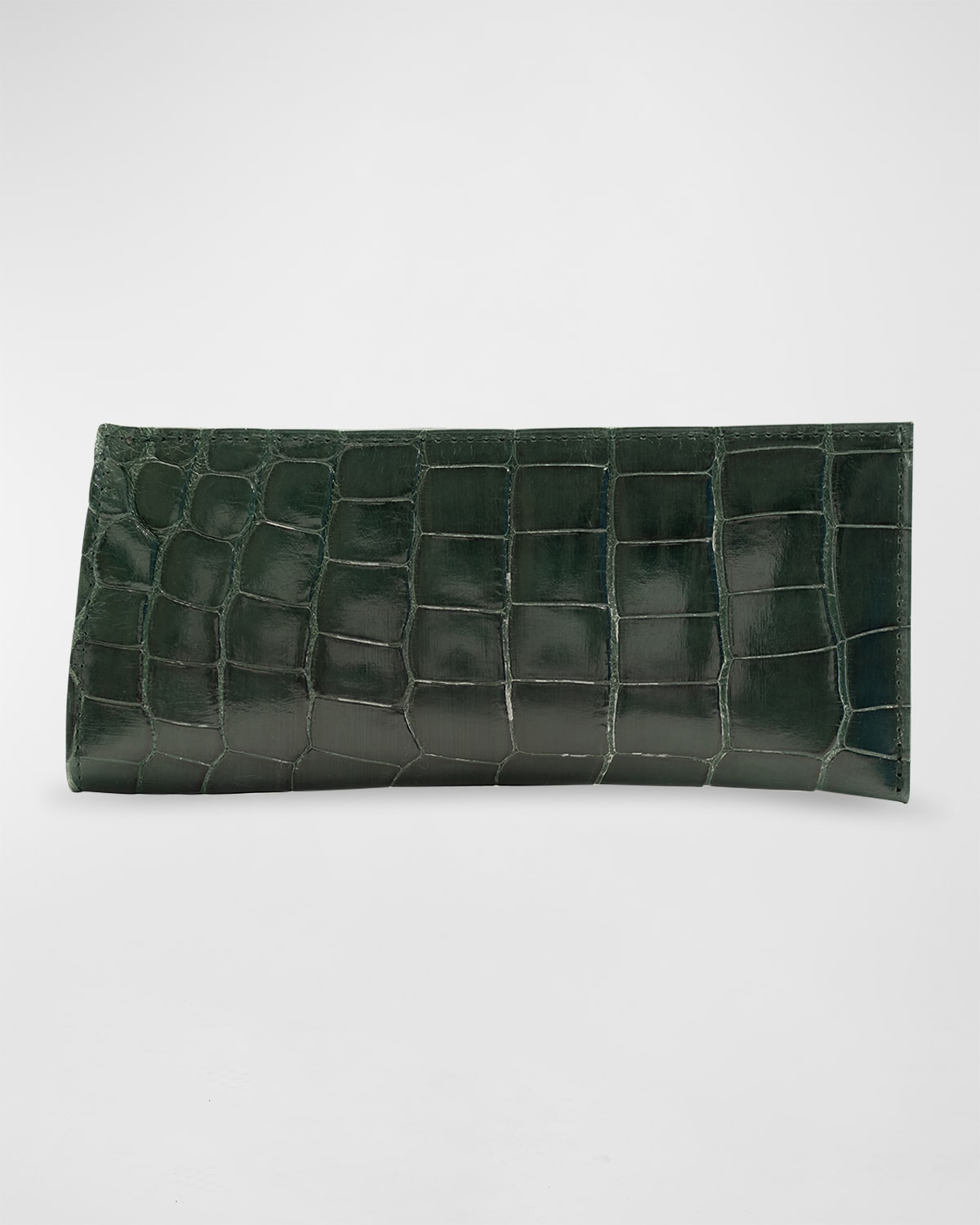 Abas Men 's Glazed Alligator Leather Eyewear Case | Thumbnail 5 Abas Men 's Glazed Alligator Leather Eyewear Case | Thumbnail 5
