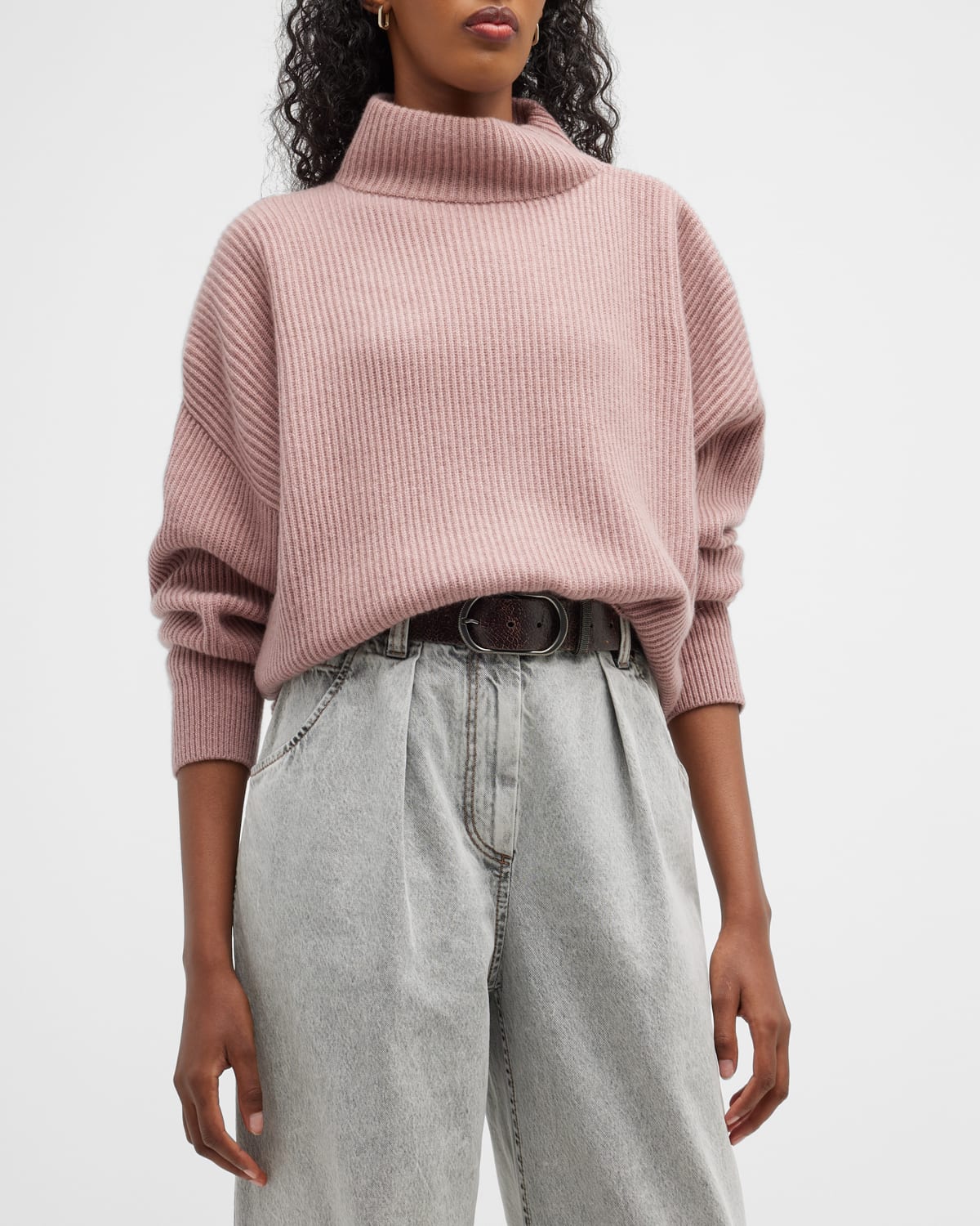 HERILL CASHMERE MOCKNECK KNIT | hima.am