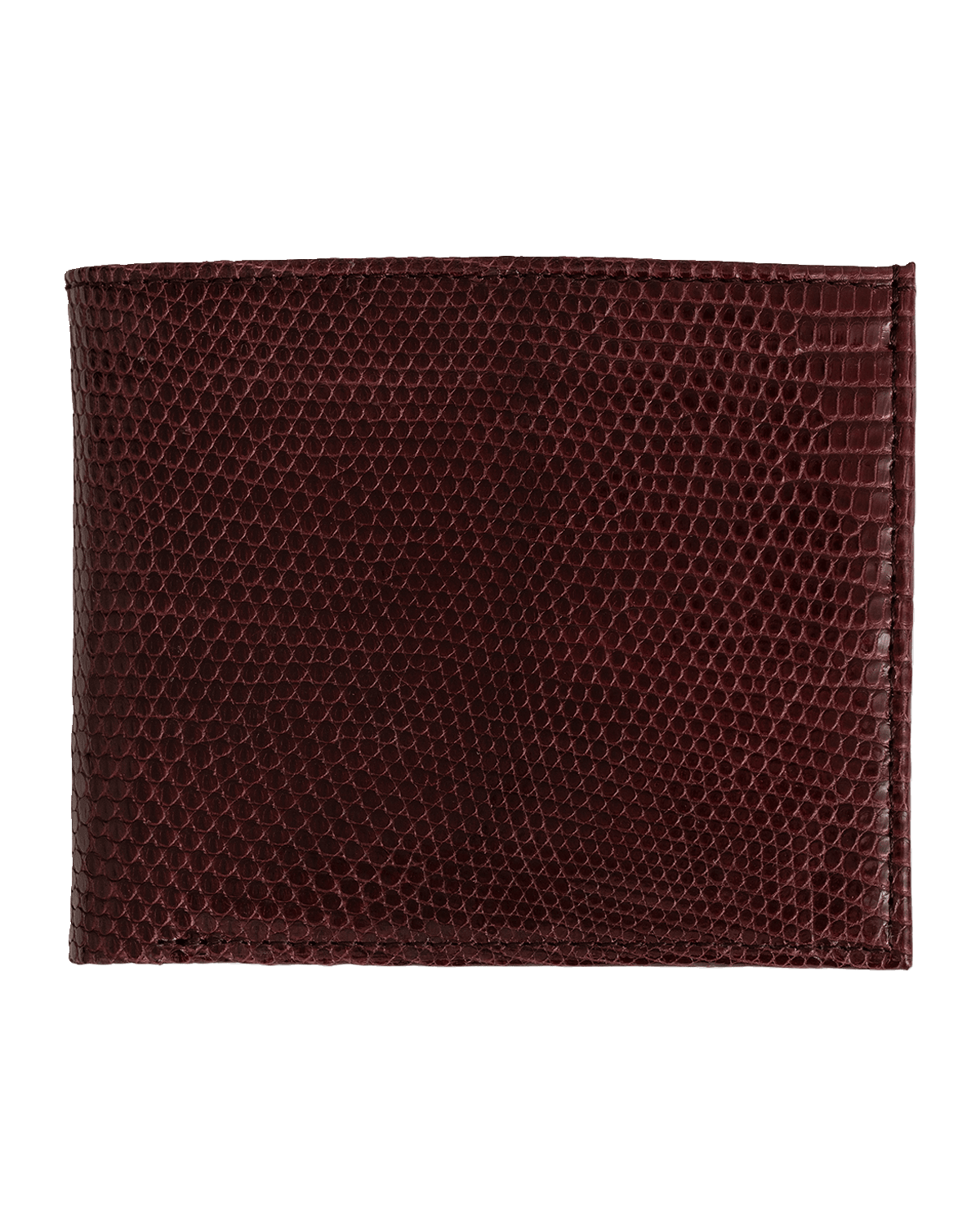 Abas Men's Lizard Leather Bifold Wallet