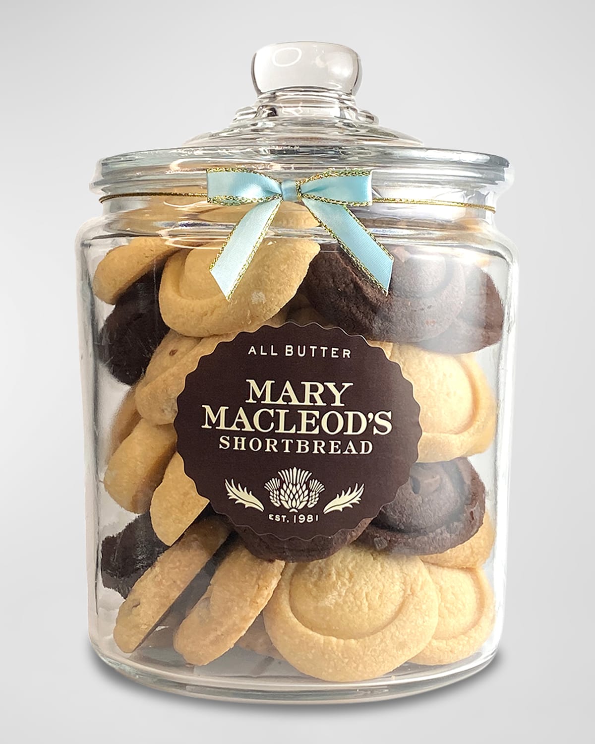 Mary Macleod’s Shortbread Assorted Shortbread Cookie Jar, 2 Qt.
