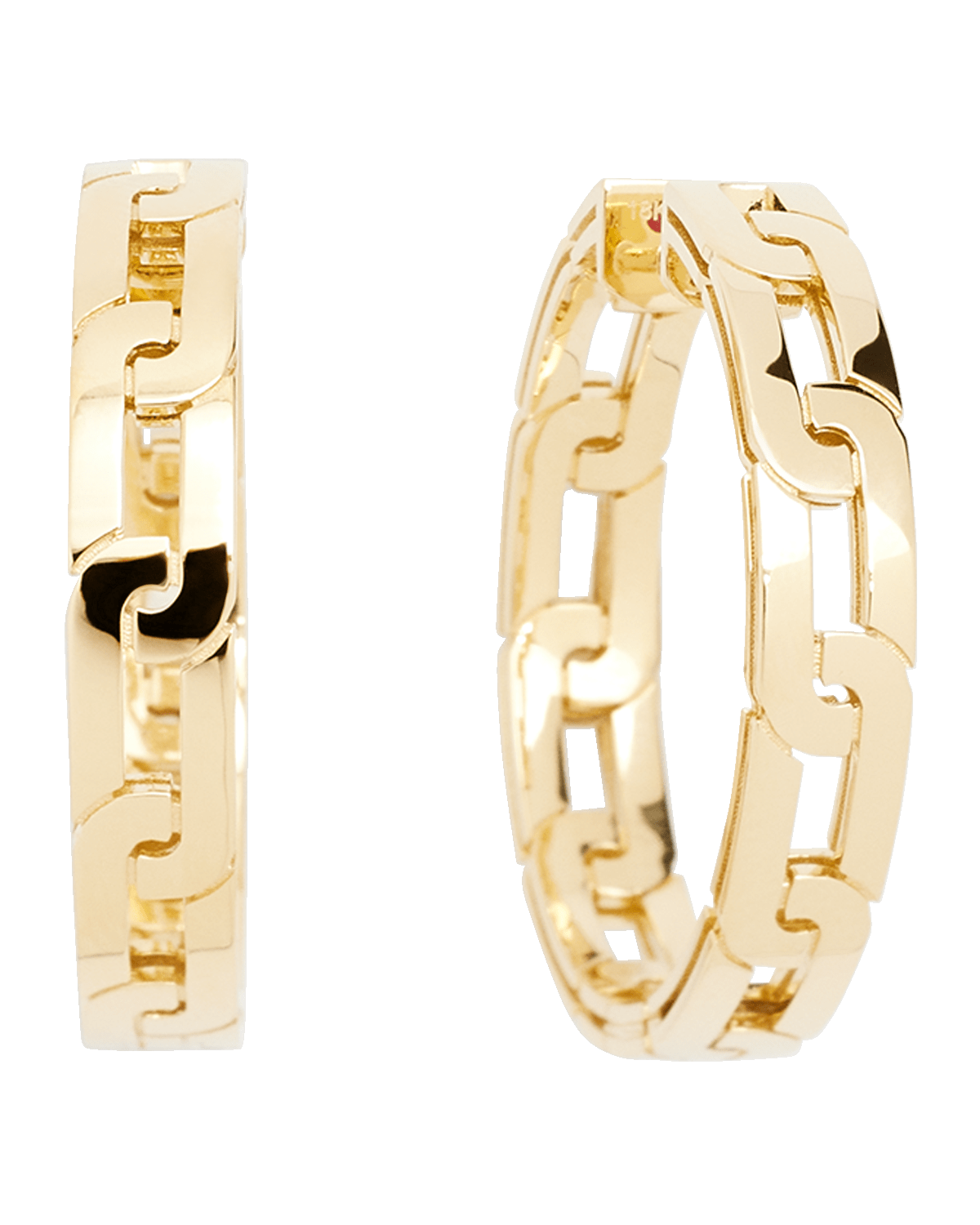 Roberto Coin 18K Yellow Gold Navarra Hoop Earrings, 25mm