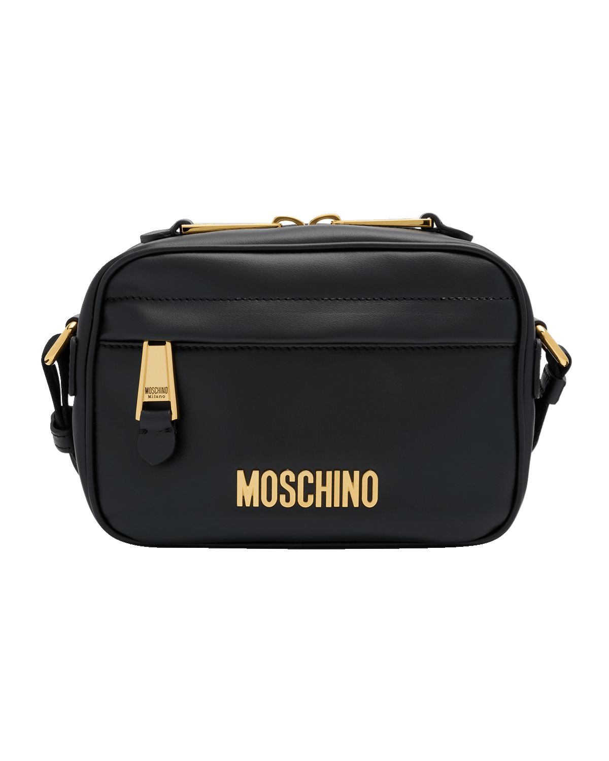 Moschino Men's Leather Crossbody Bag