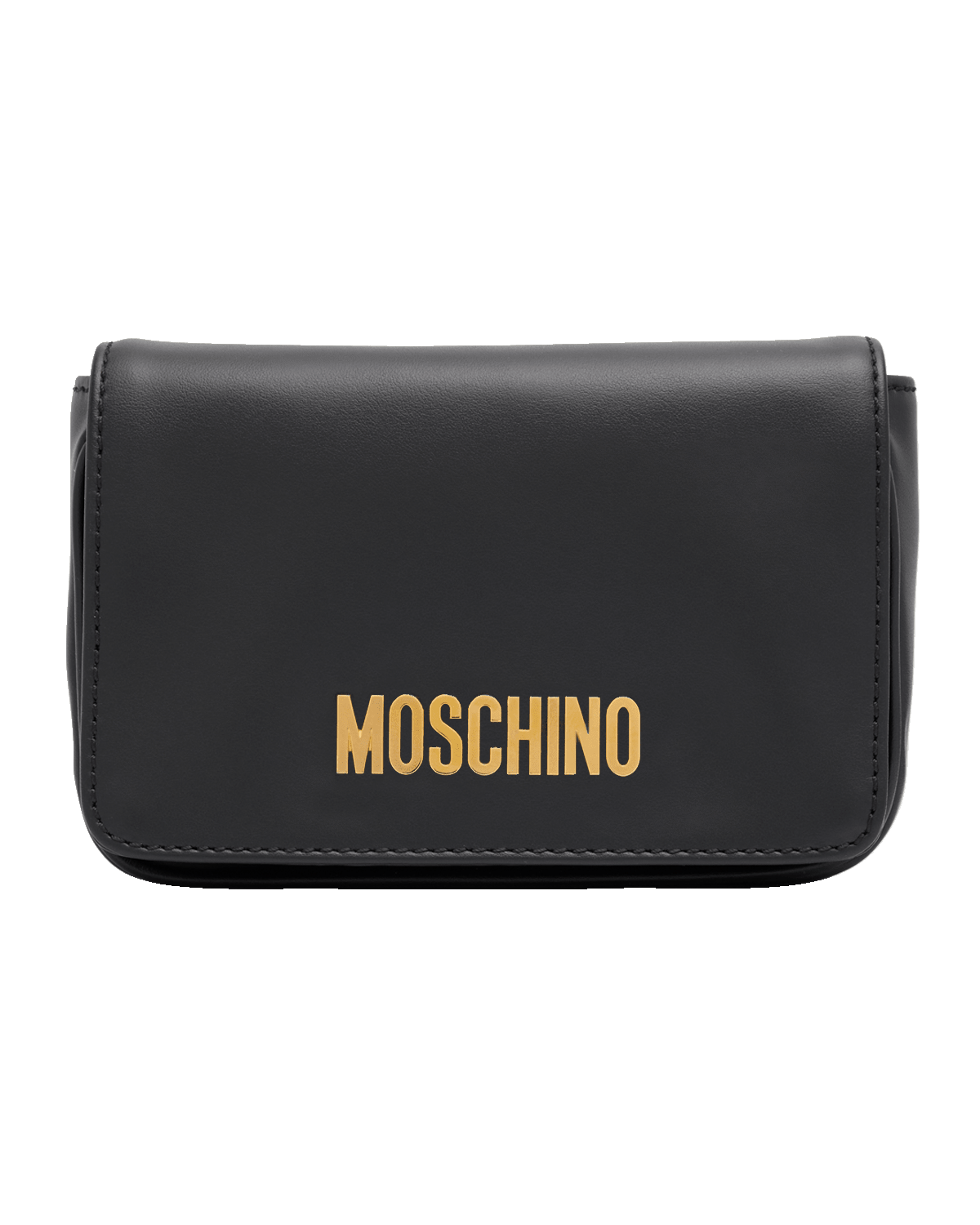 Moschino Men's Small Leather Crossbody Bag