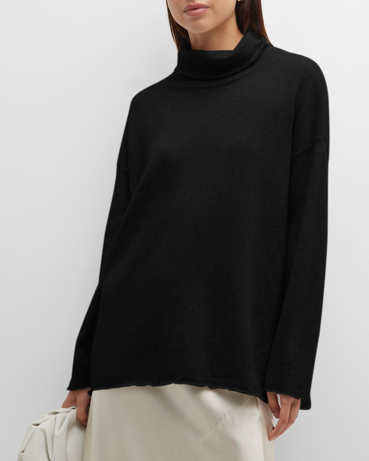 Black Turtleneck Sweater 