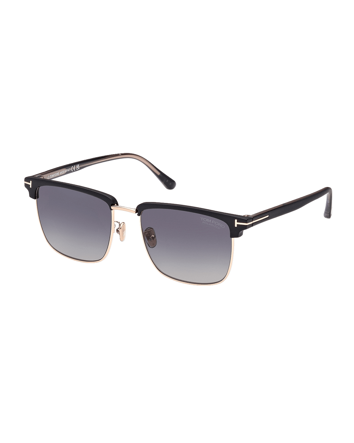 TOM FORD Men's FT0997Hudson HalfRim Square Sunglasses Neiman Marcus