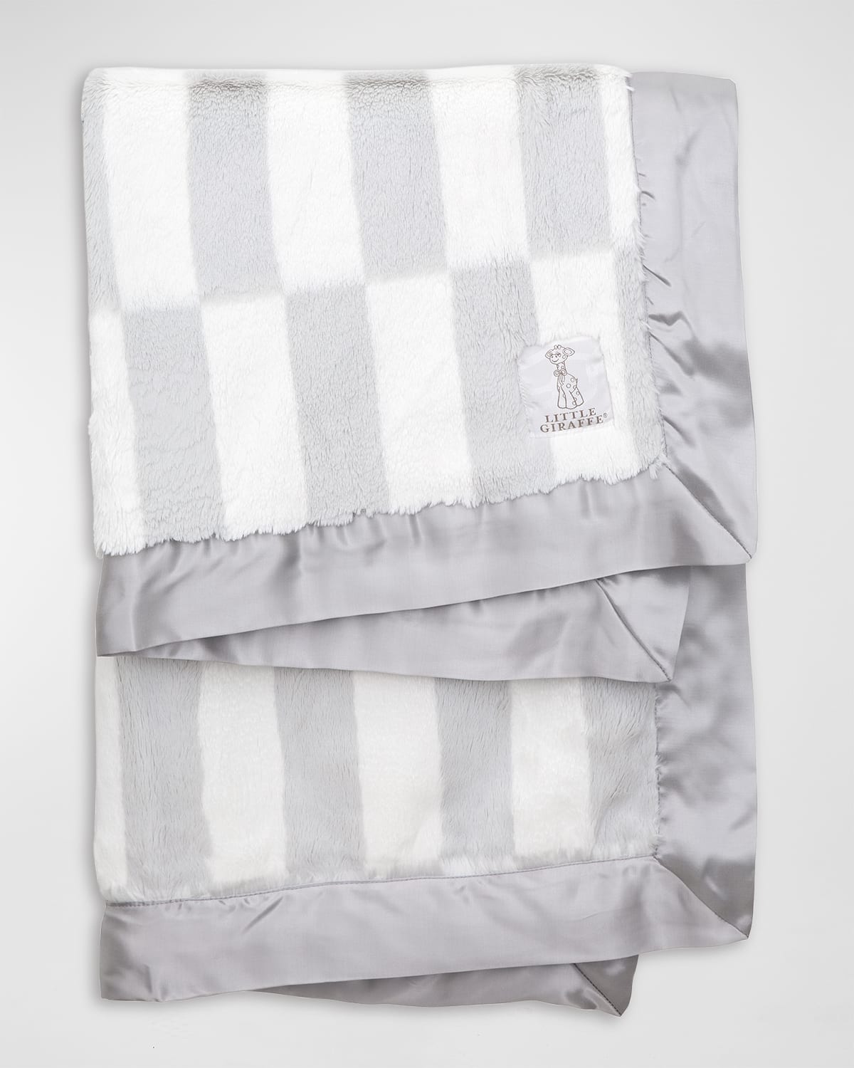 Little Giraffe Kid's Luxe Windchime Faux-Fur Blanket