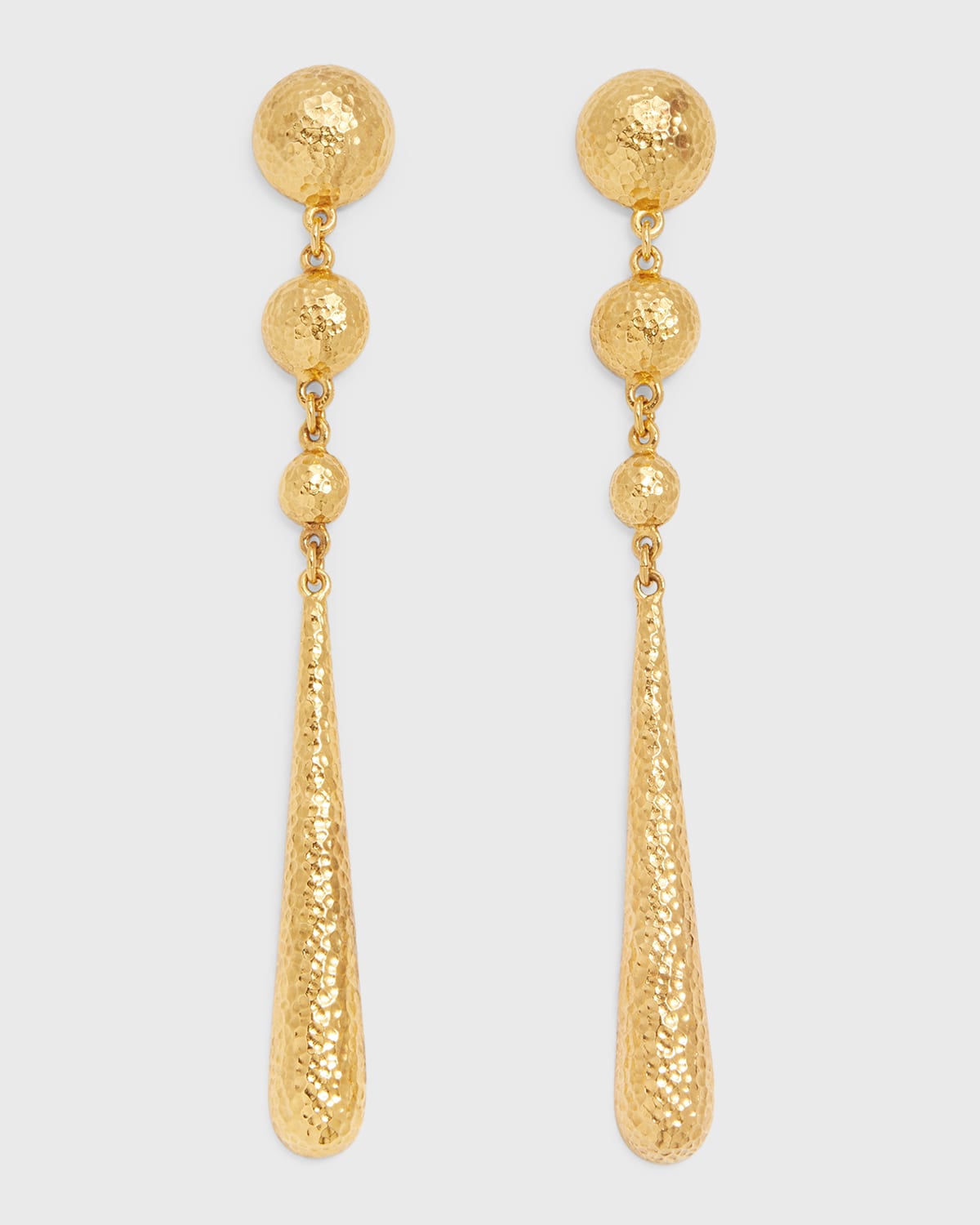 Hammered Gold Earrings Neiman Marcus