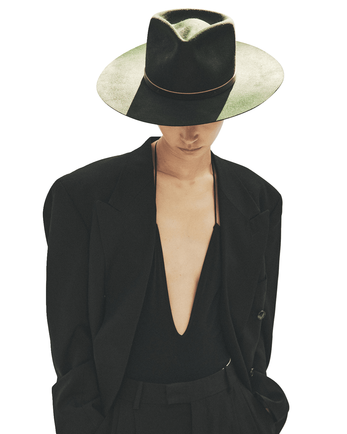 Janessa Leone Wynn Wool Fedora