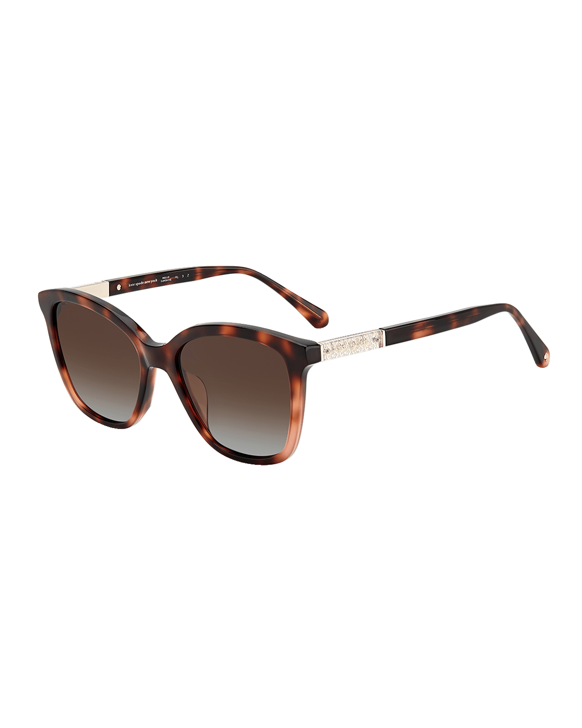 kate spade new york velma acetate butterfly heart sunglasses Neiman