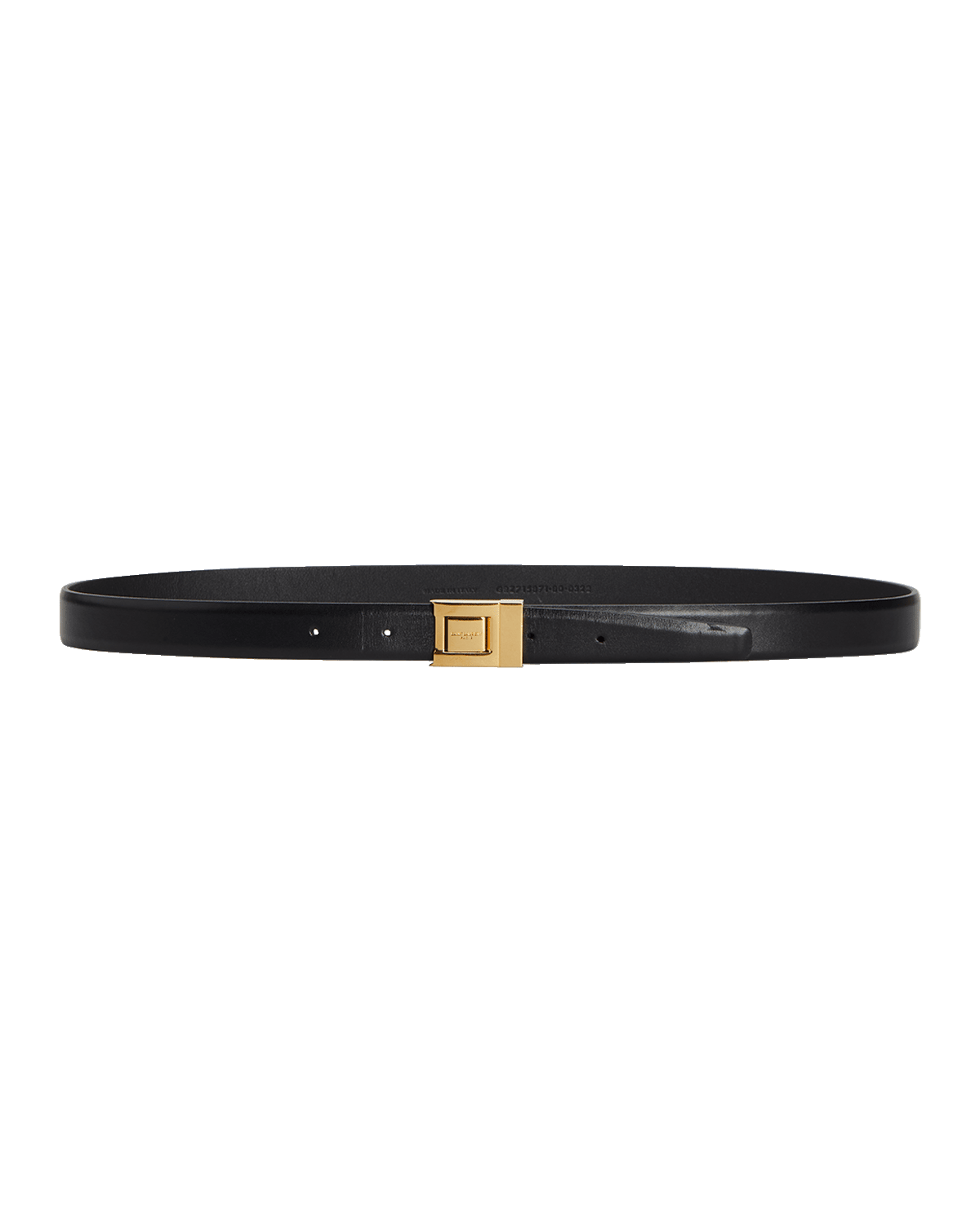 Saint Laurent Turnlock Leather Belt