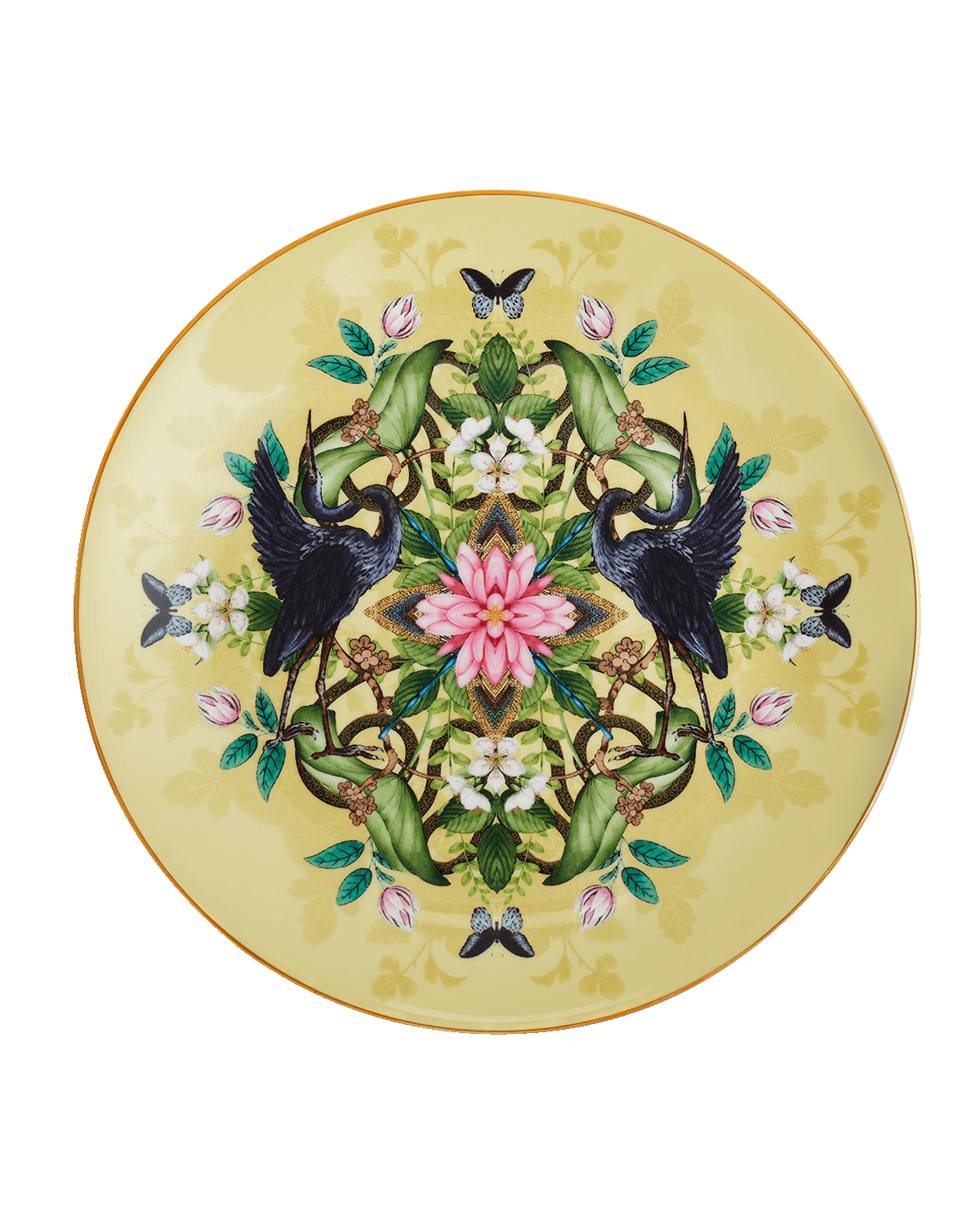 Bamboo Table Flamingo Tropics ShatterResistant Bamboo Dinner Plates