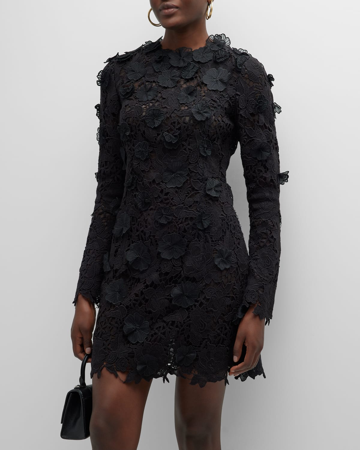 Black Lace Dress | Neiman Marcus