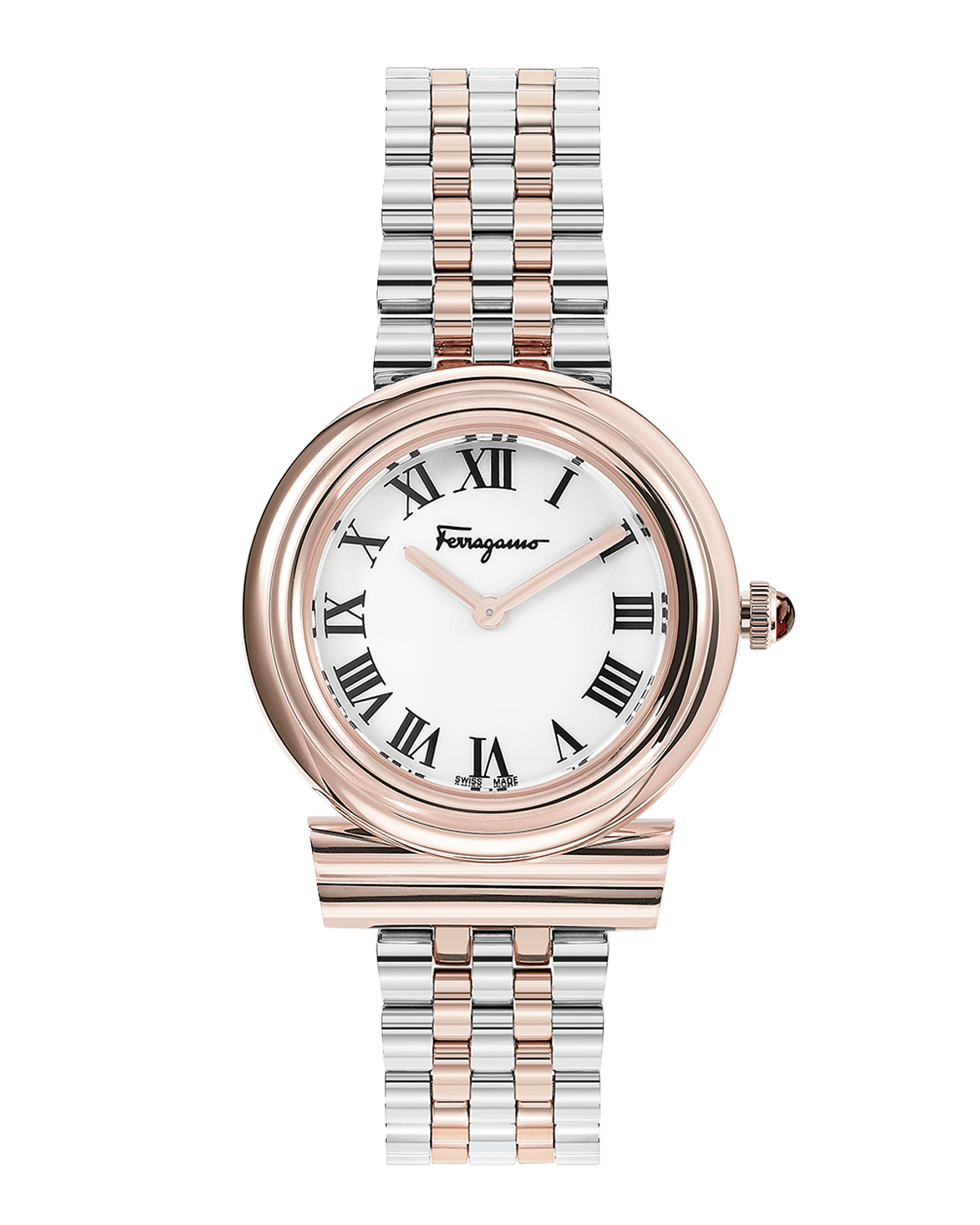 Ferragamo Gancini Watch with Bracelet Strap, Rose Gold/Stainless Steel